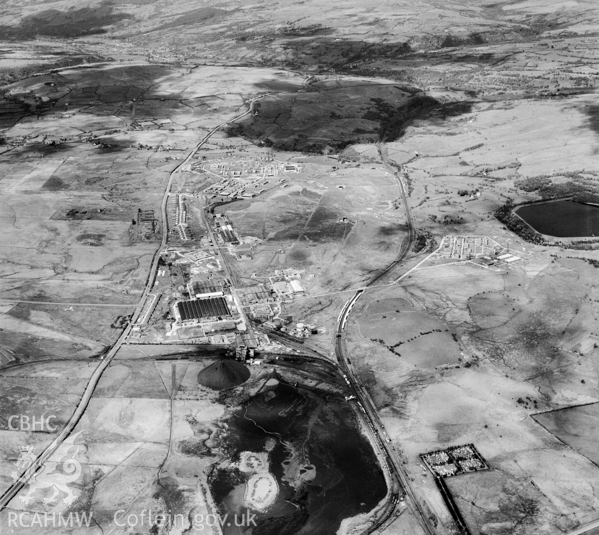 Wide view of Hirwaen Royal Ordnance Factory