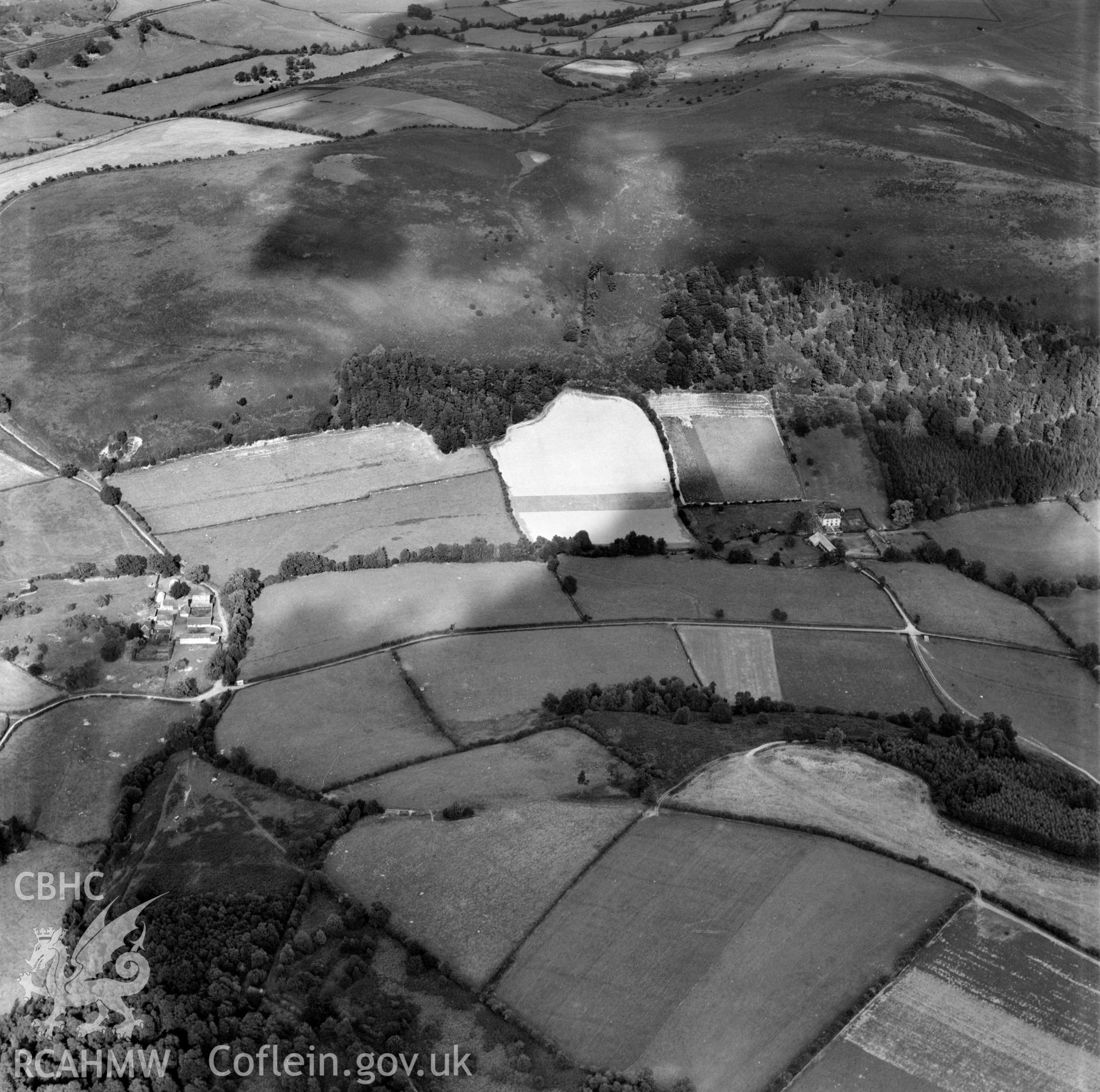 Distant view of Rodd & the Lugg Valley
