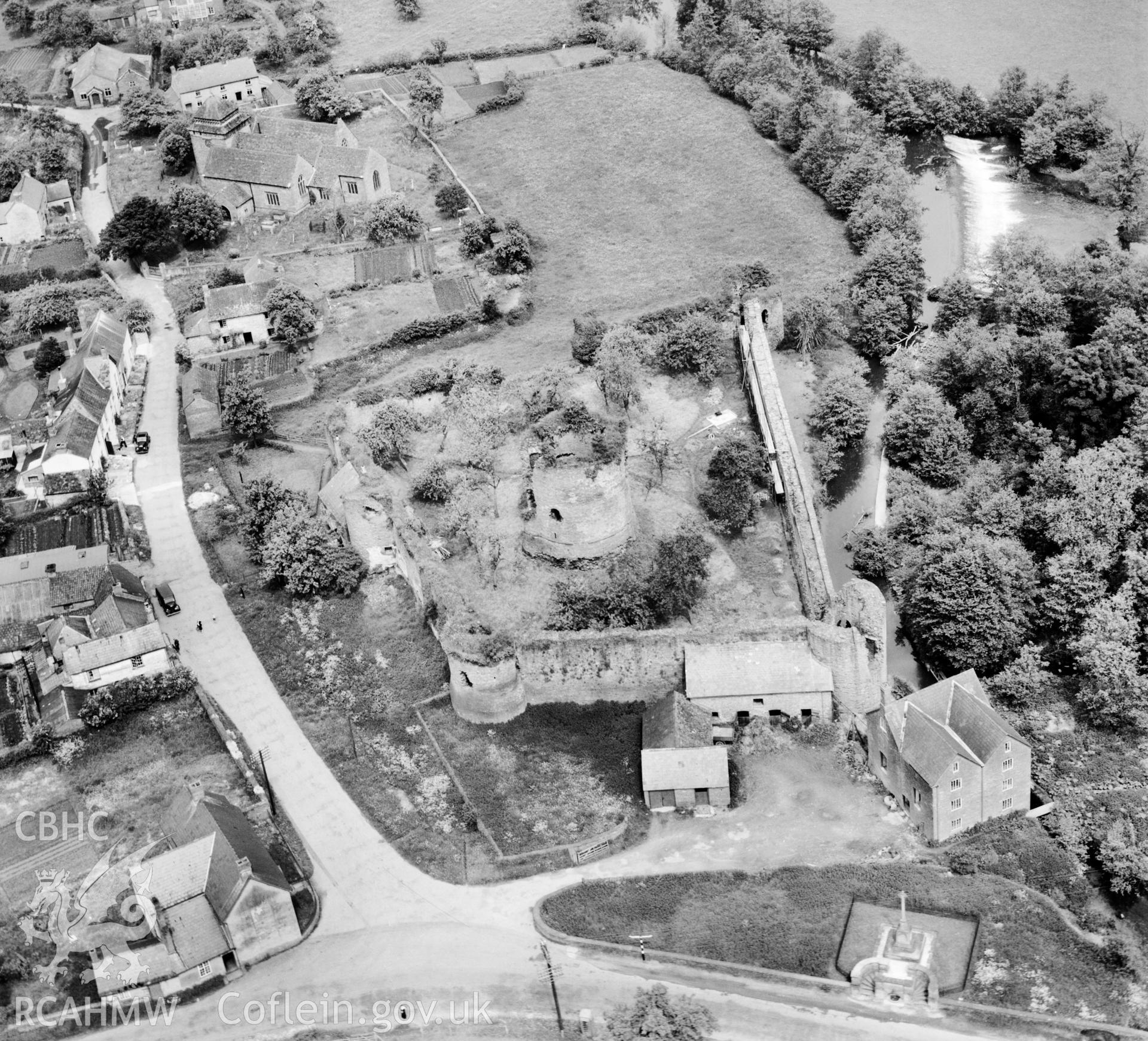 View of Skenfrith Castle