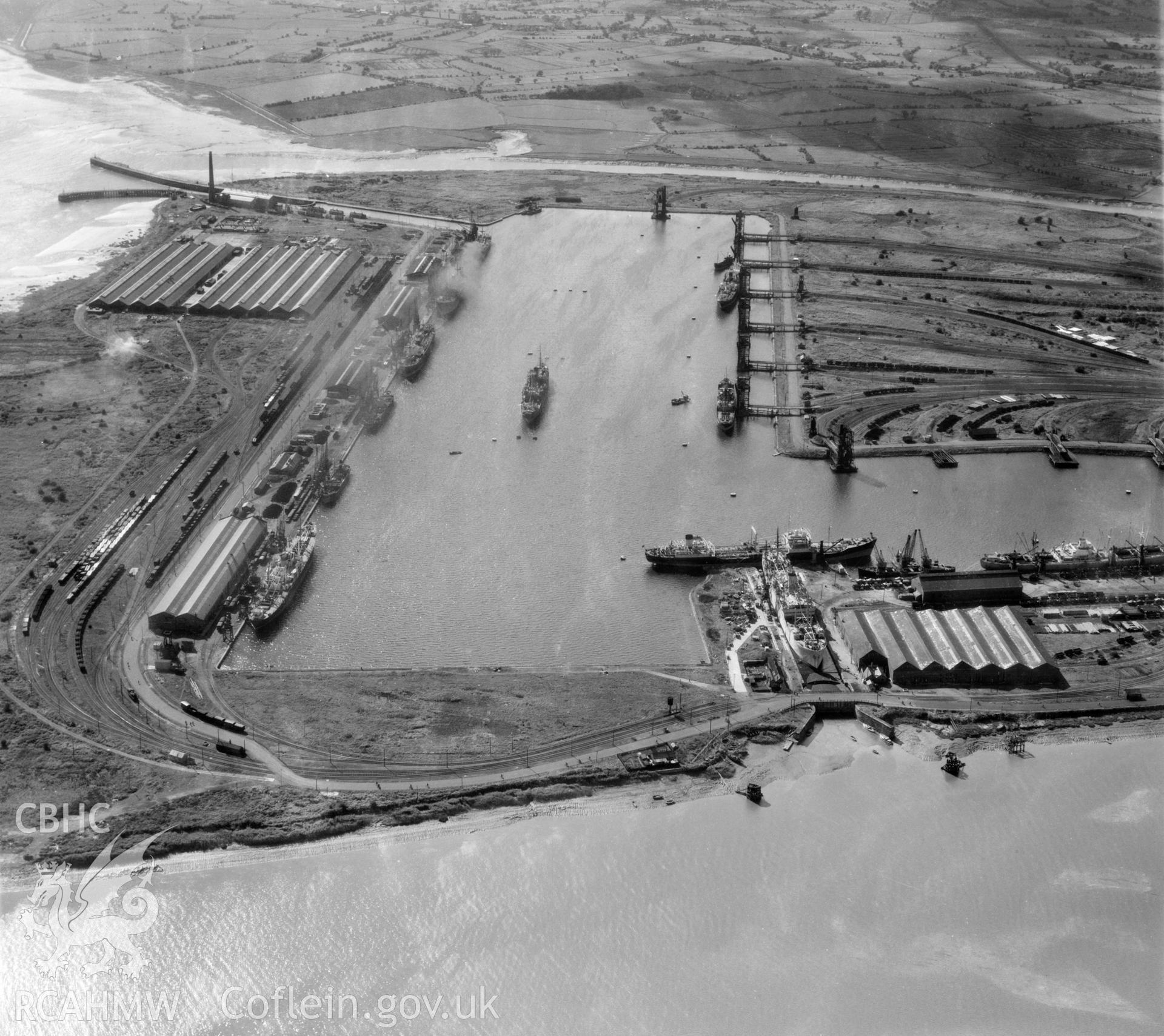 General view of newport docks