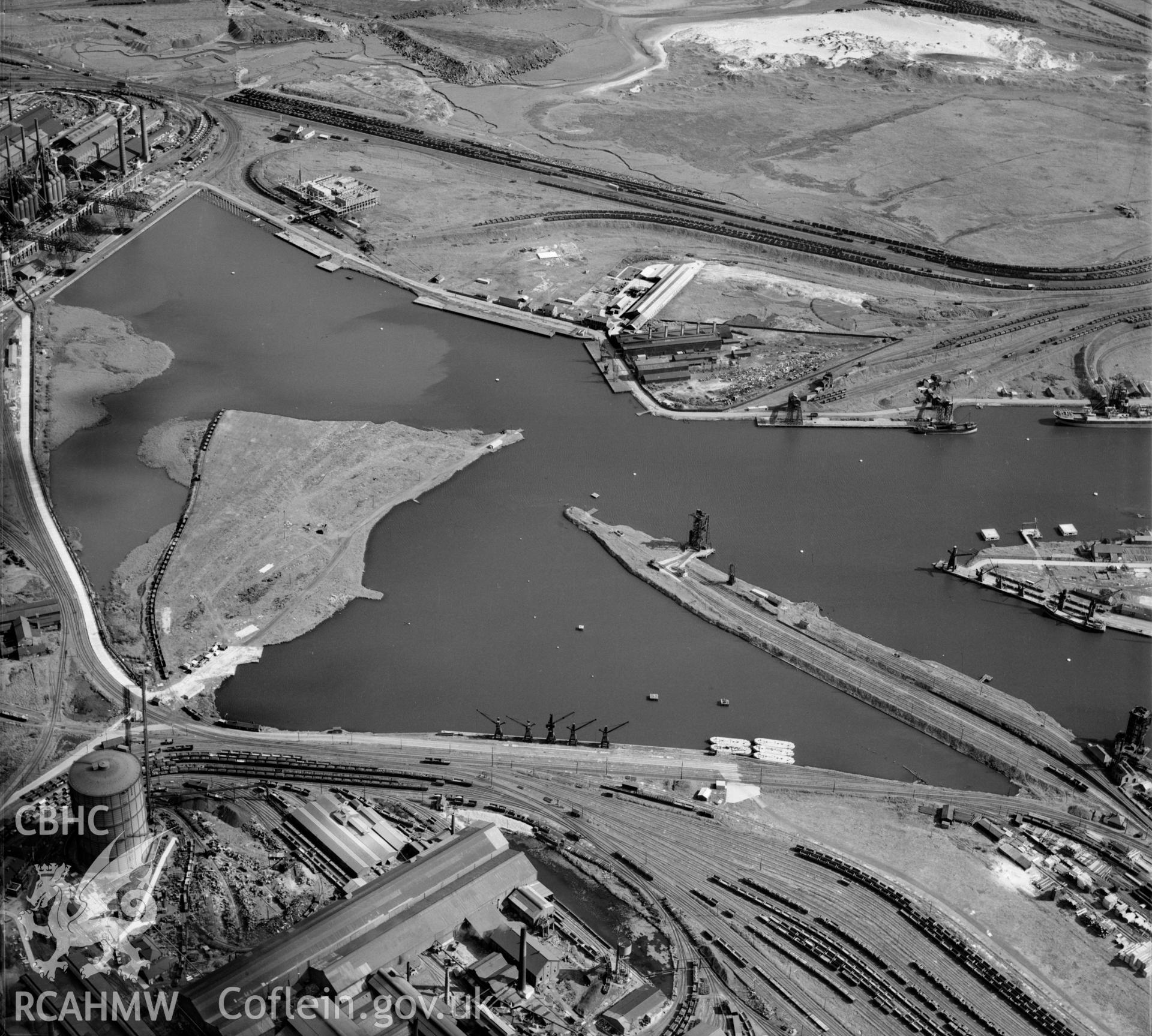 View of Port Talbot docks