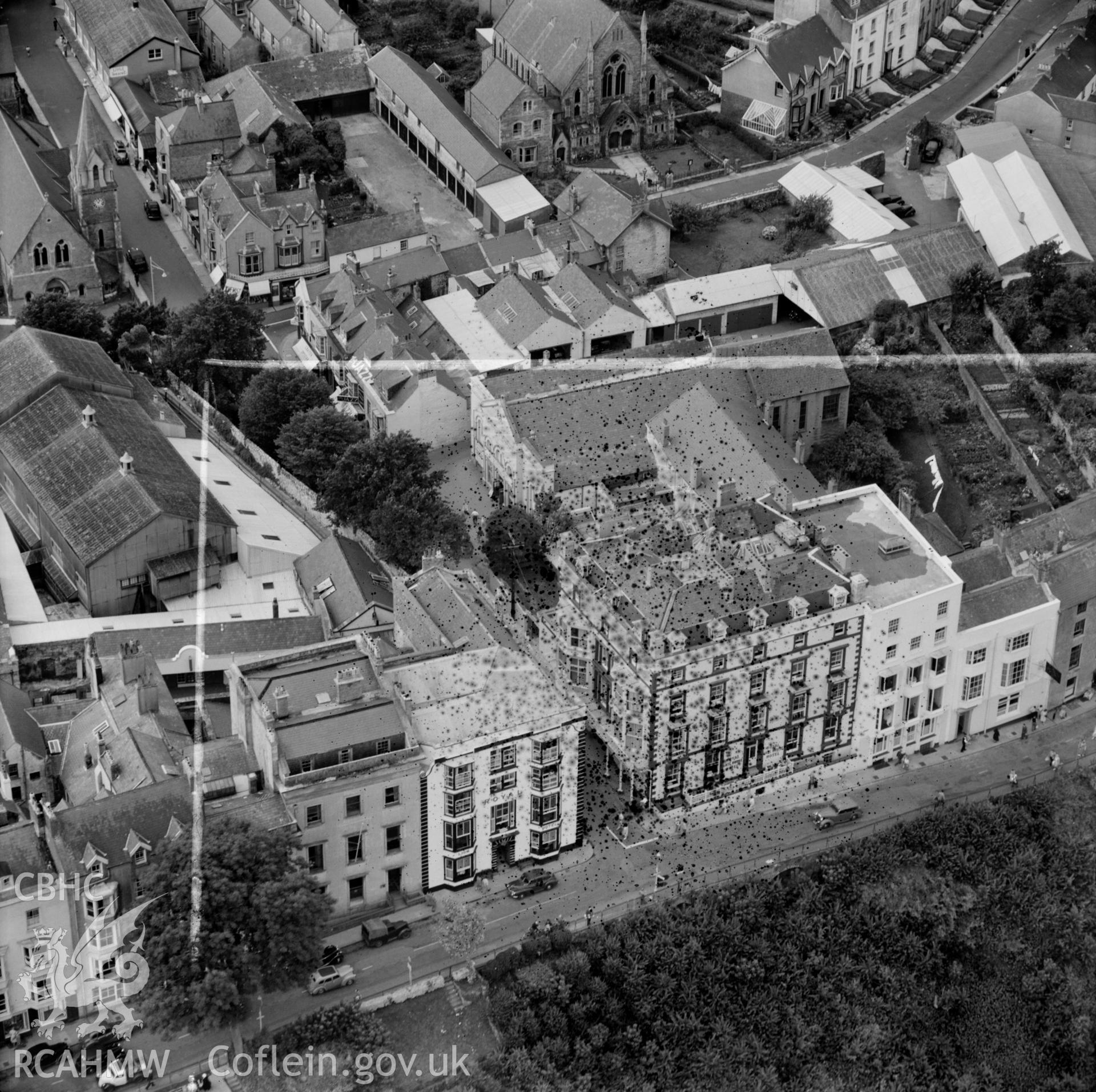 View of the Royal Gate House Hotel, Tenby