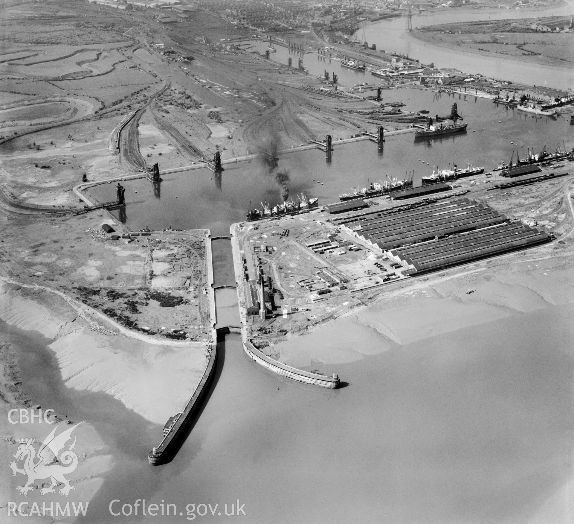 View of Newport Docks