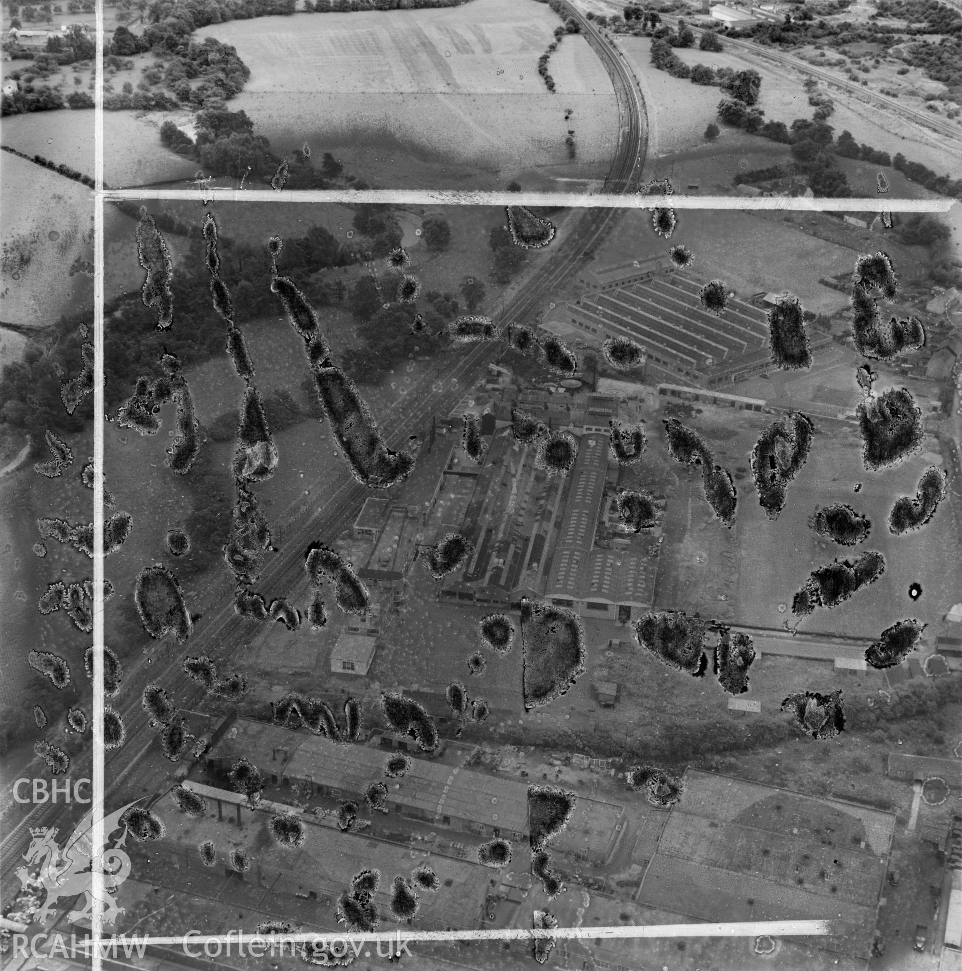 View of Saunders Valve factory, Cwmbran