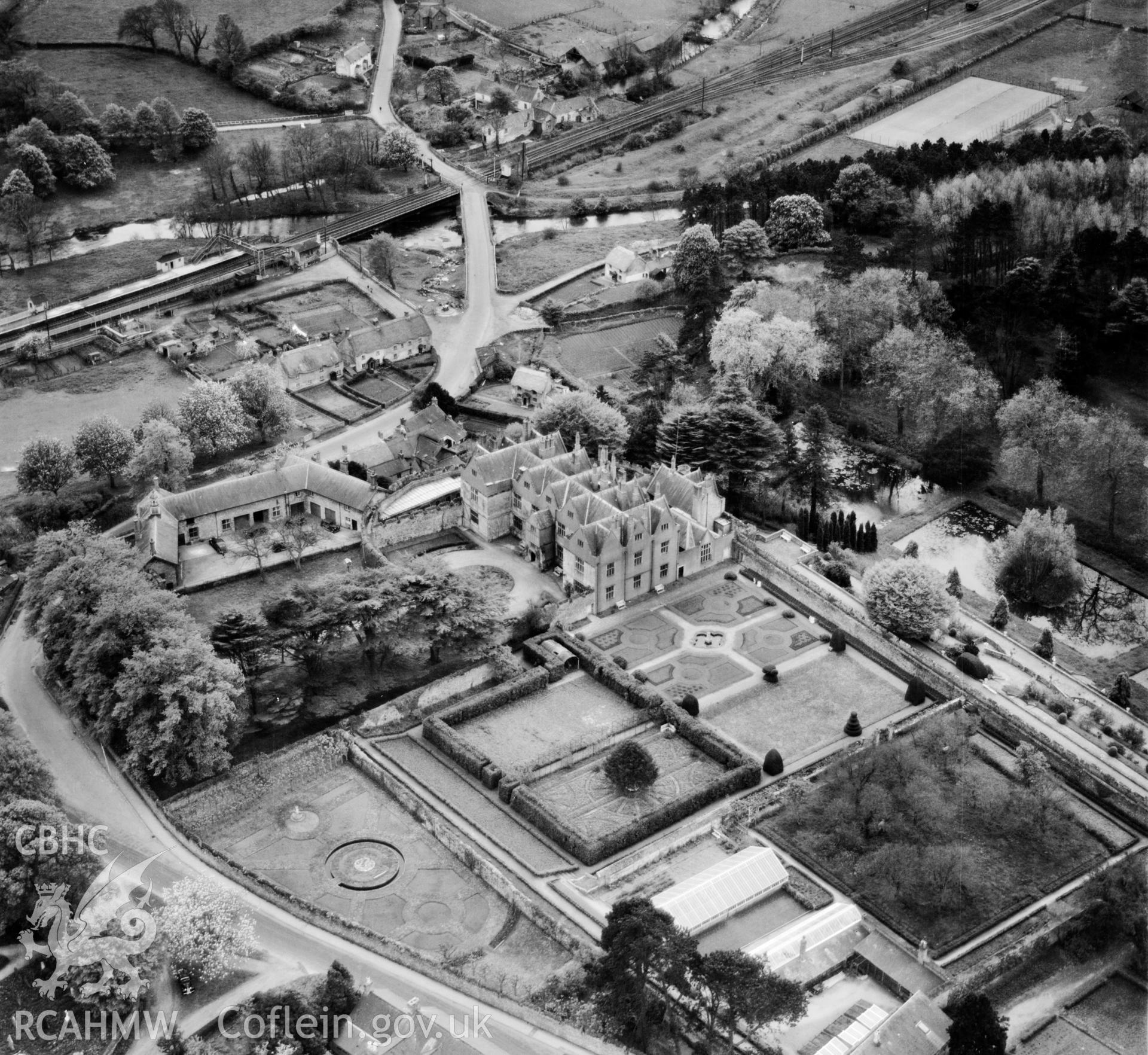 View of St Fagans Castle and grounds
