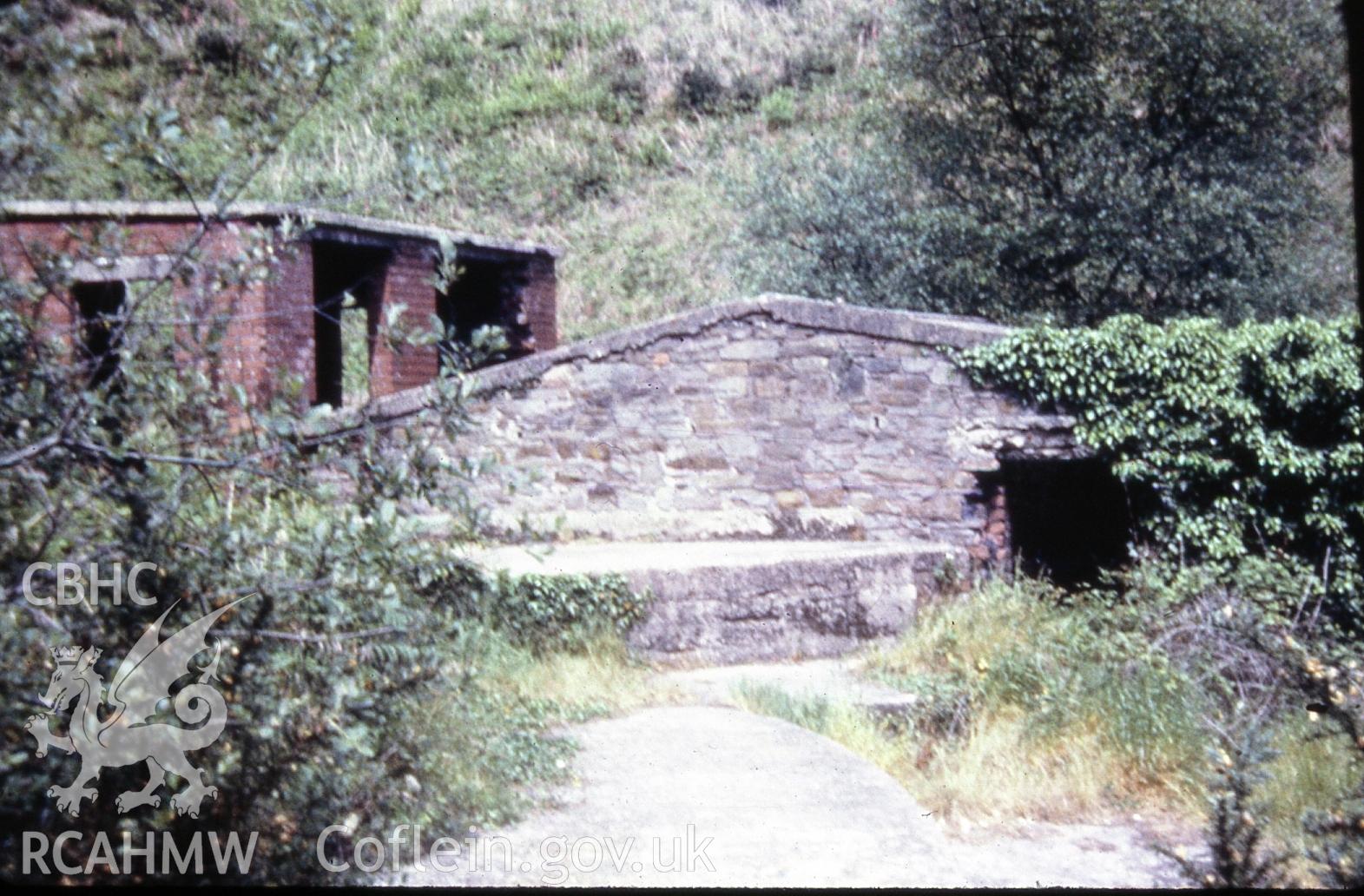 Digital photograph of Cwm Capel colliery, taken 1976