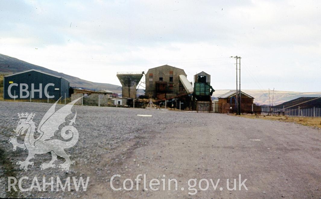 Digital photograph showing Big Pit colliery coal washery, taken February 1985