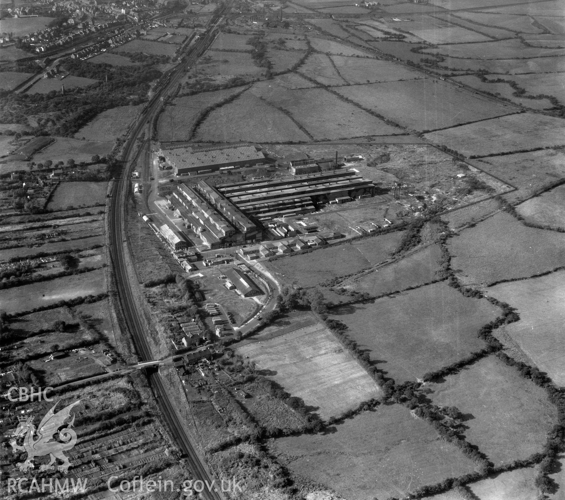 View of Gowerton aluminium factory (with wartime camouflage)