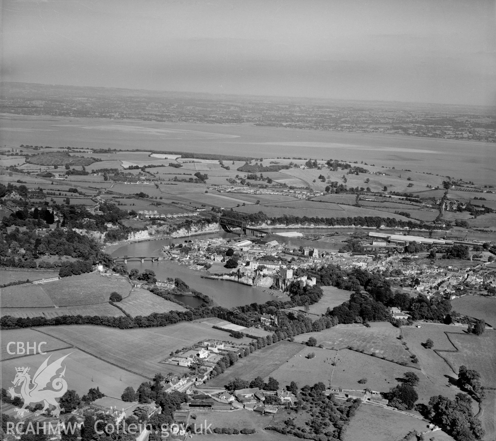 Distant view of Chepstow