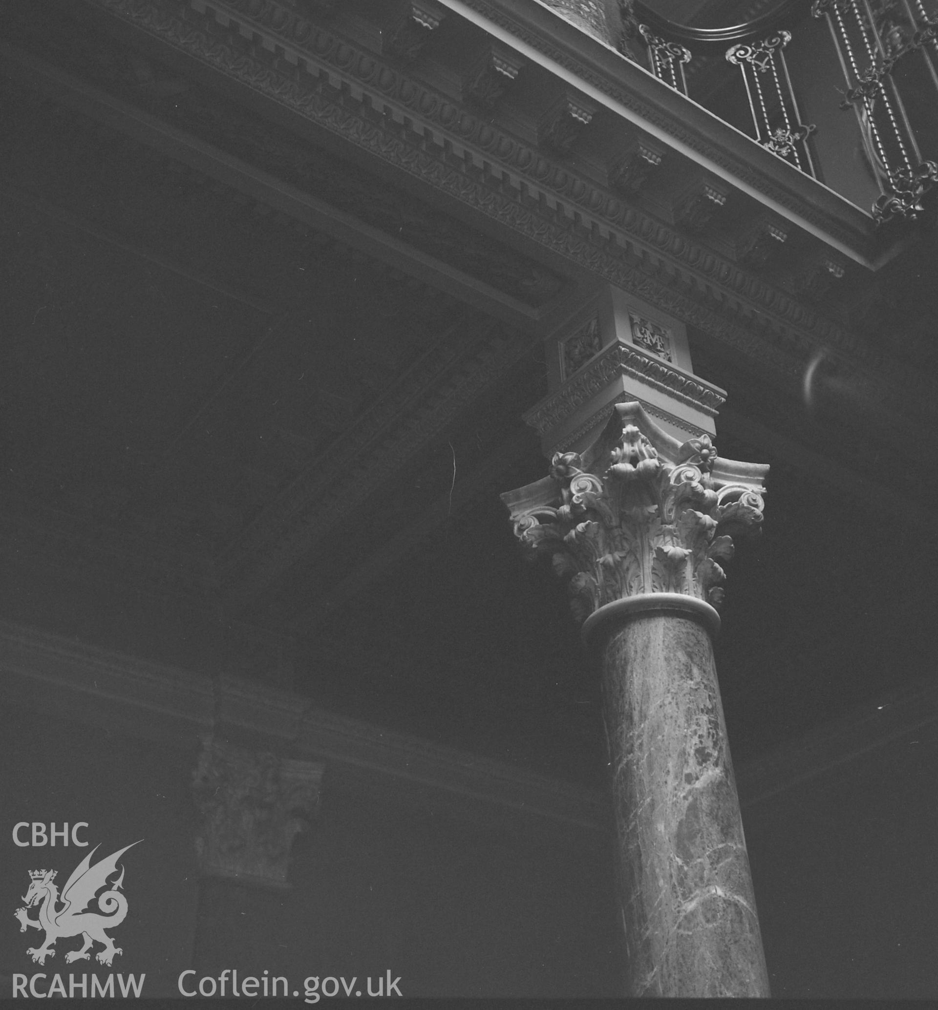 View of column