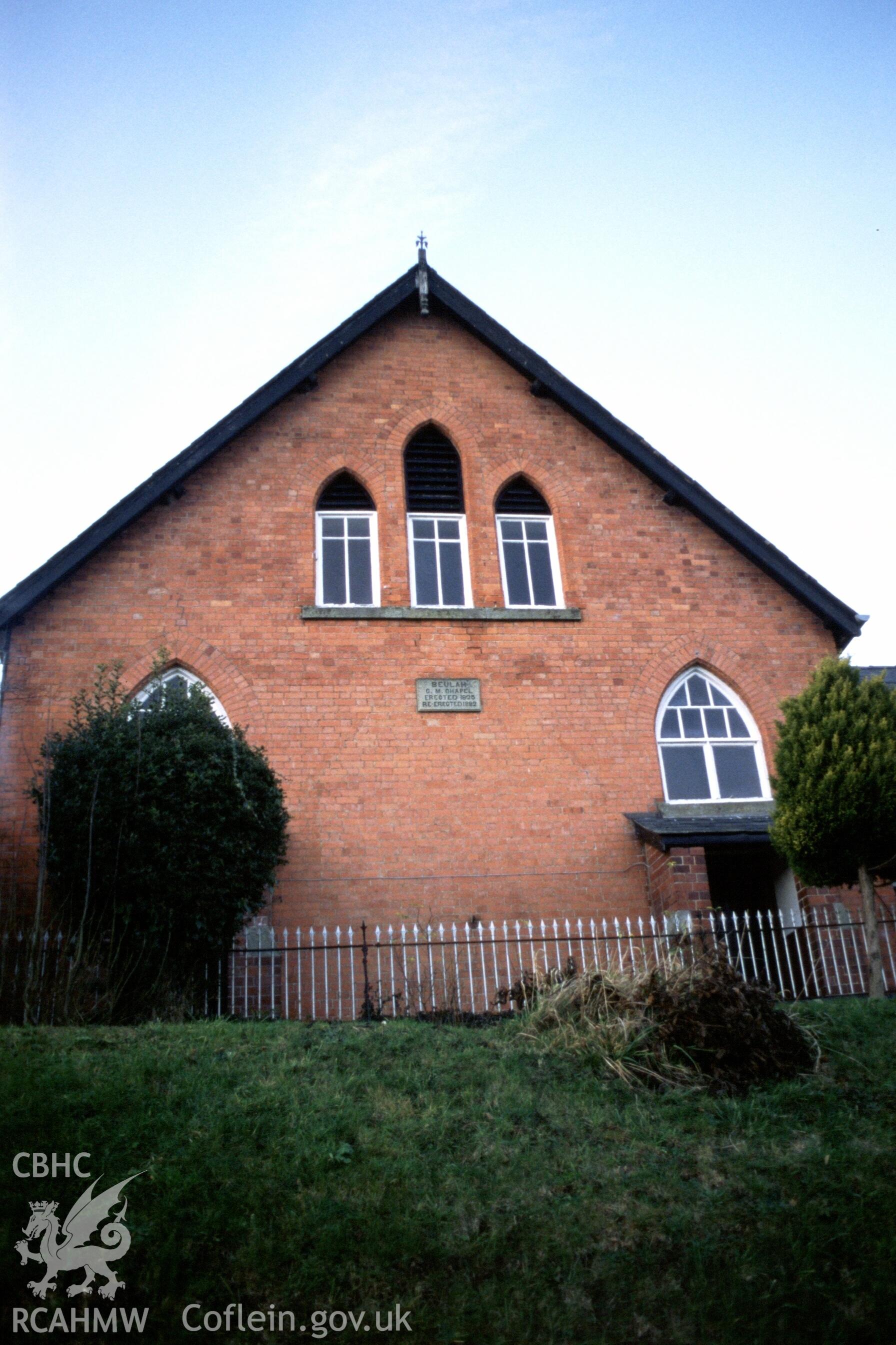 Exterior, SE gable entry elevation