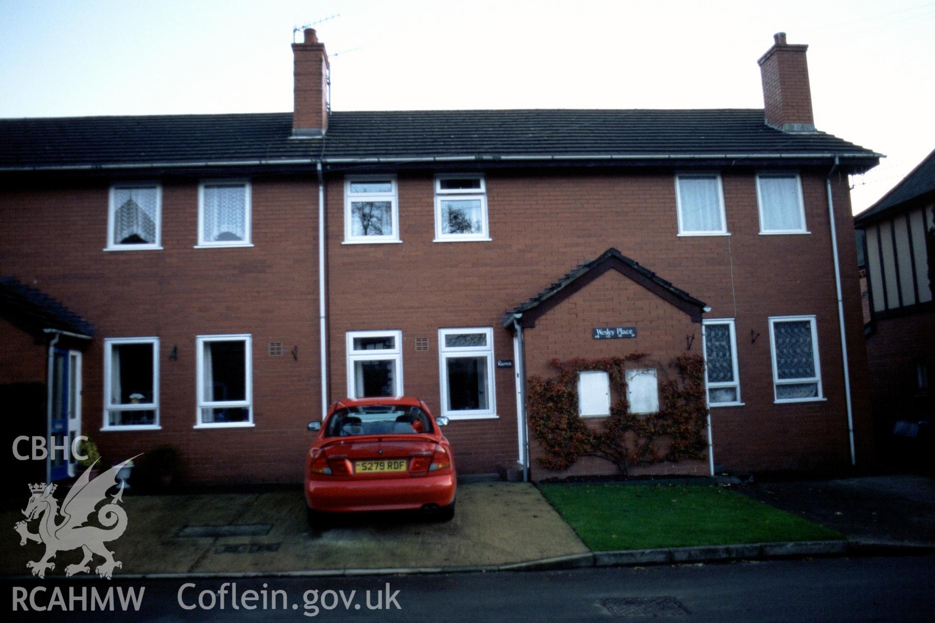 Exterior, houses on site of former chapel