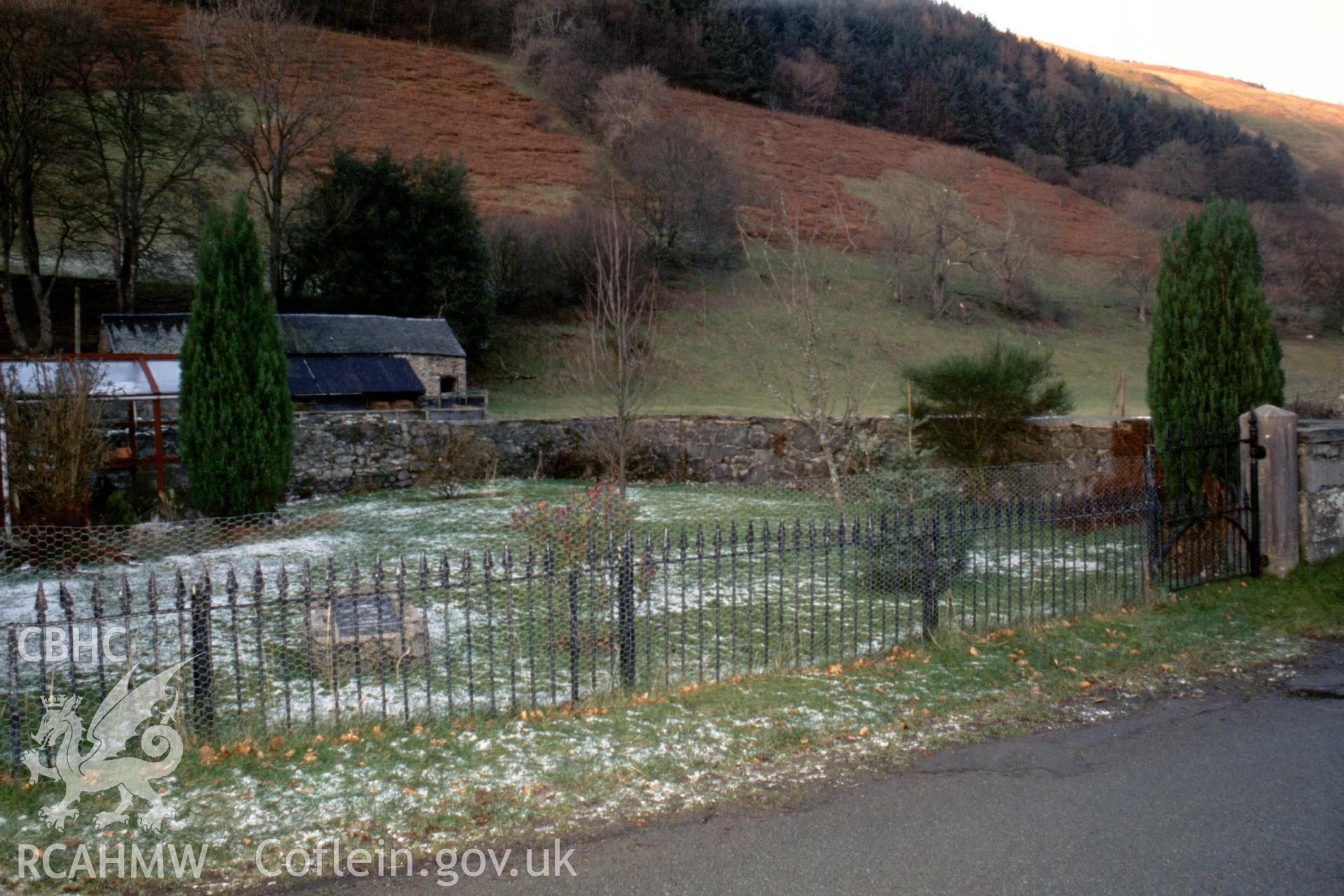 Exterior, site of former chapel