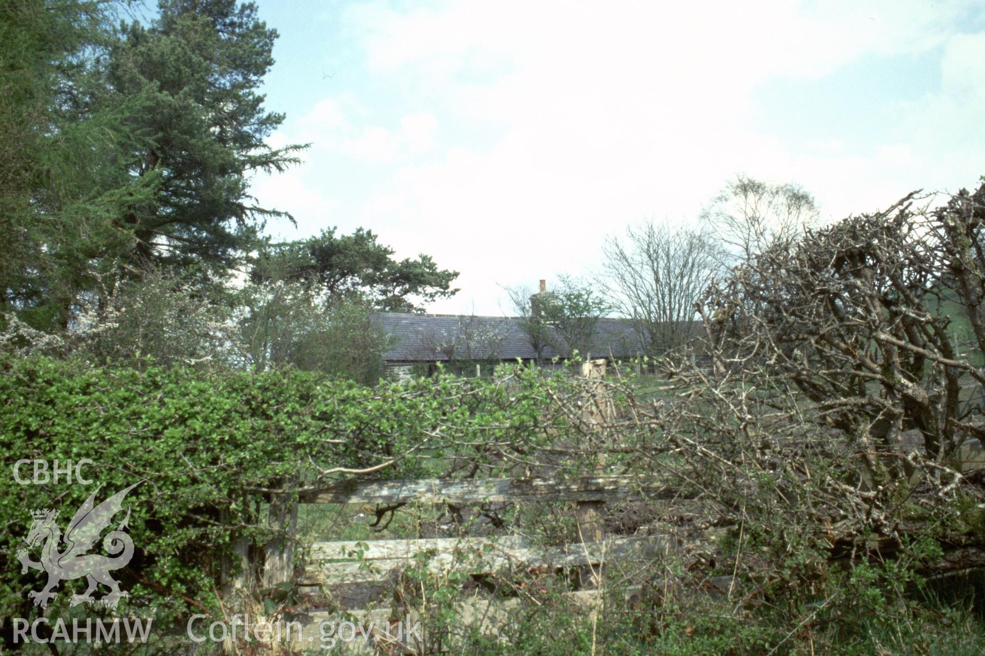 Photographic survey of Capel Hir, consisting of 1 colour transparencies, produced by Olwen Jenkins, 22/04/2003.