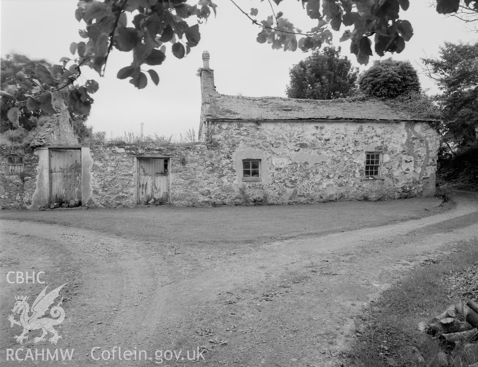 Exterior, North elevation - rear of house.