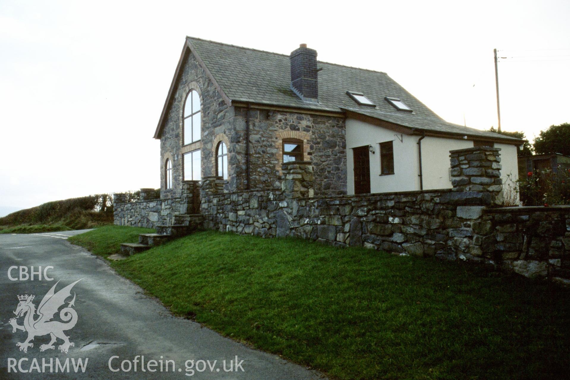 Exterior, NE gable entry & NW side elevations