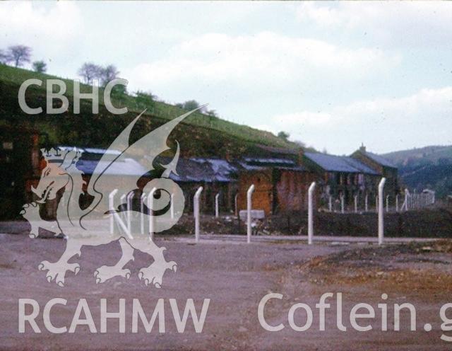 Digital photograph showing  old level close to steelworks at Trimsaran, c1970-1980