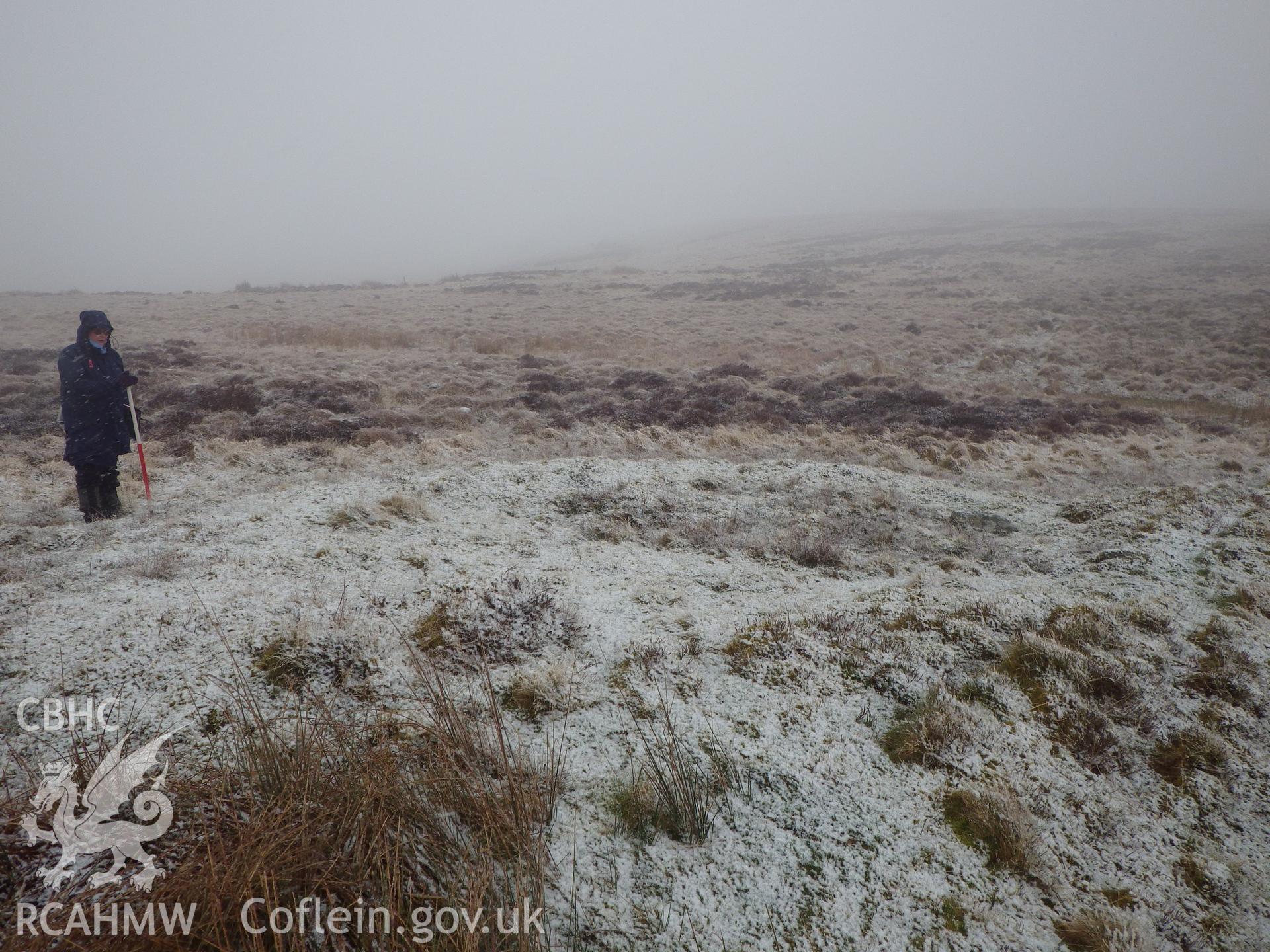 Ring cairn, looking northeast.