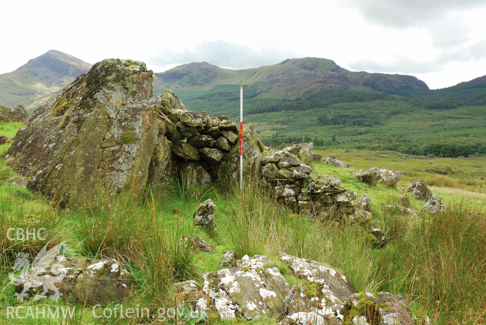 View looking SW.