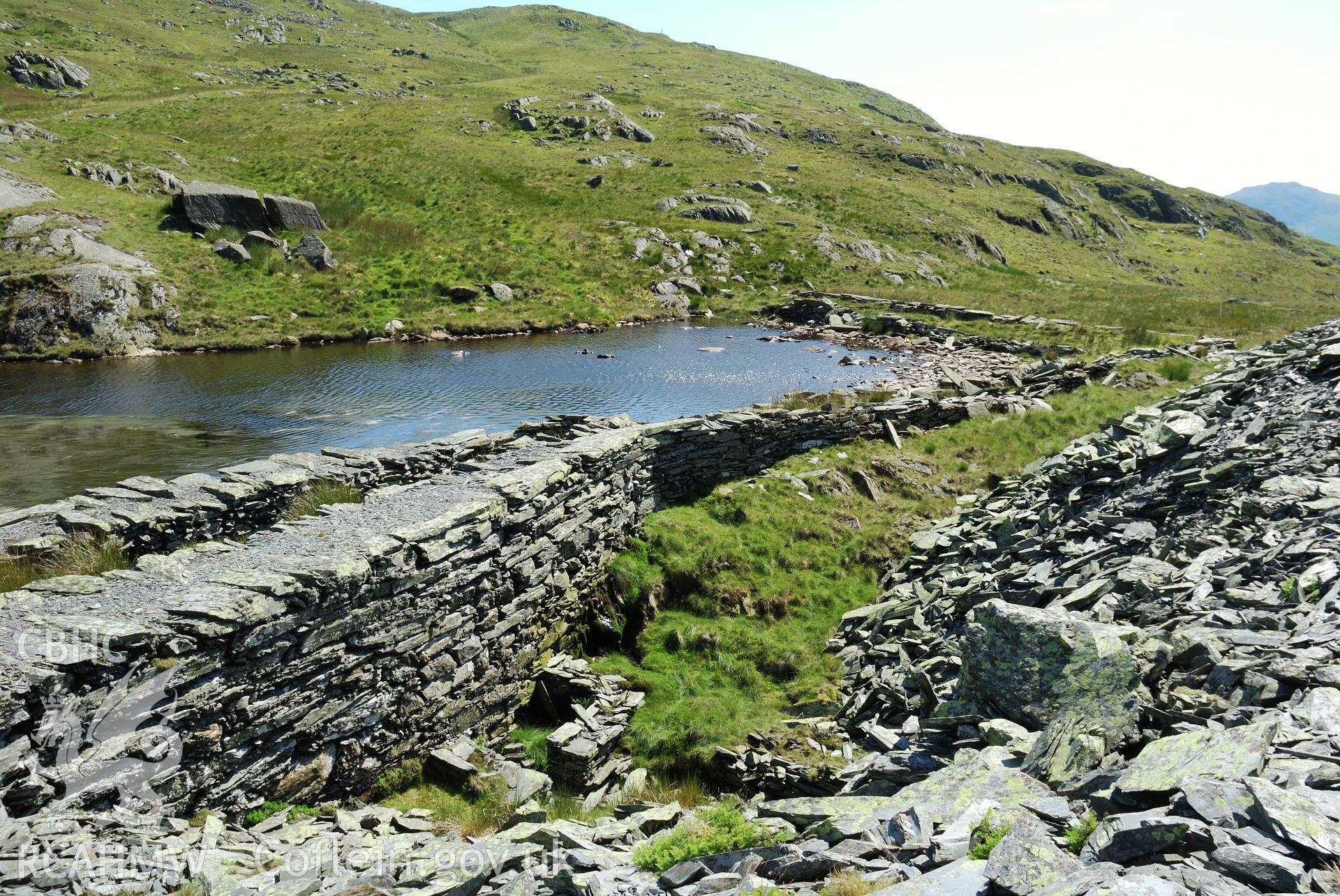 View looking SW.