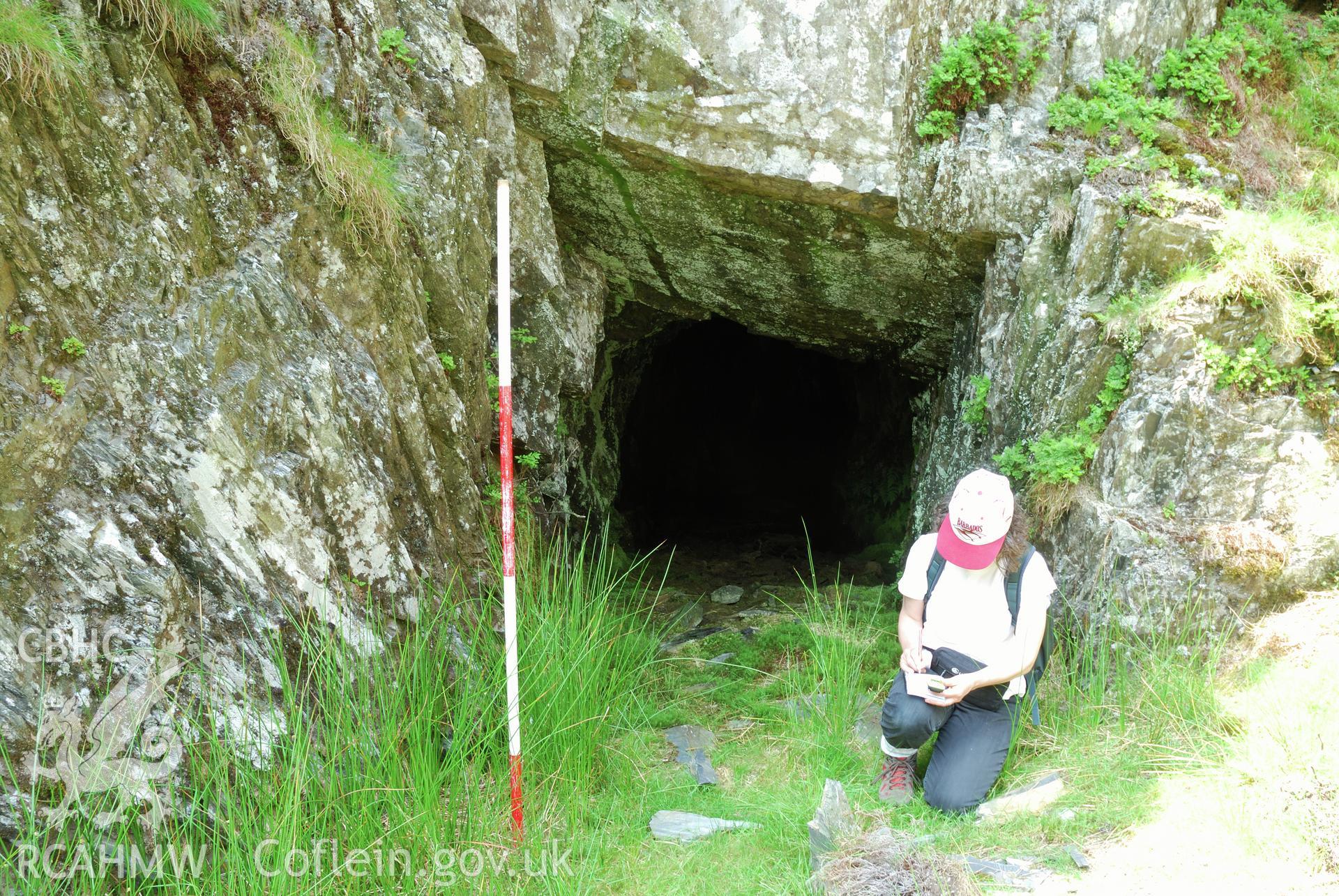 View showing entrance to trial level.