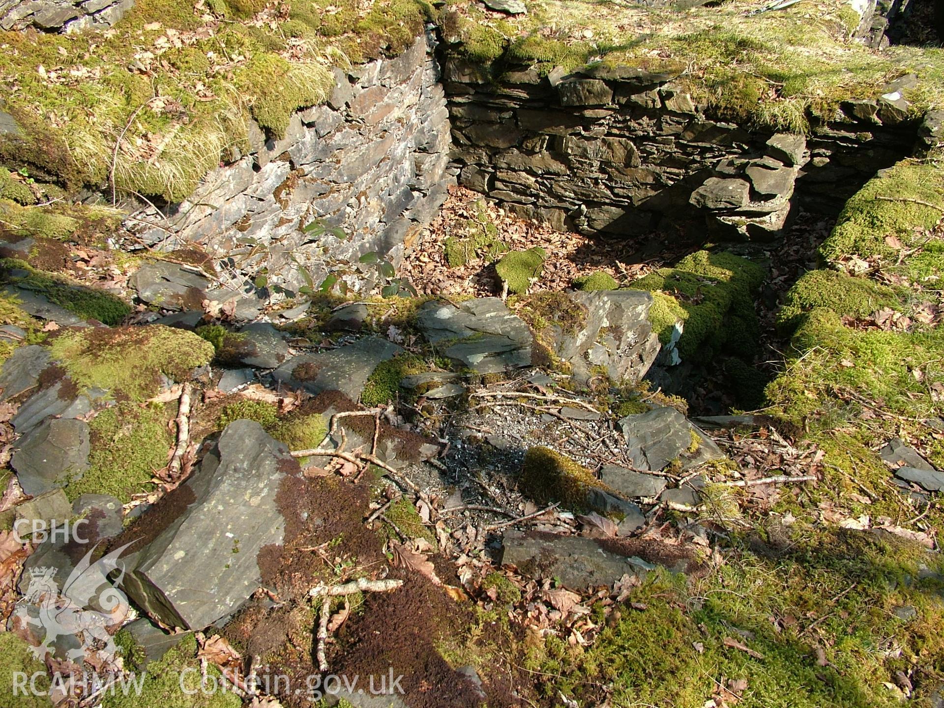 View of square feature next to wheelpit