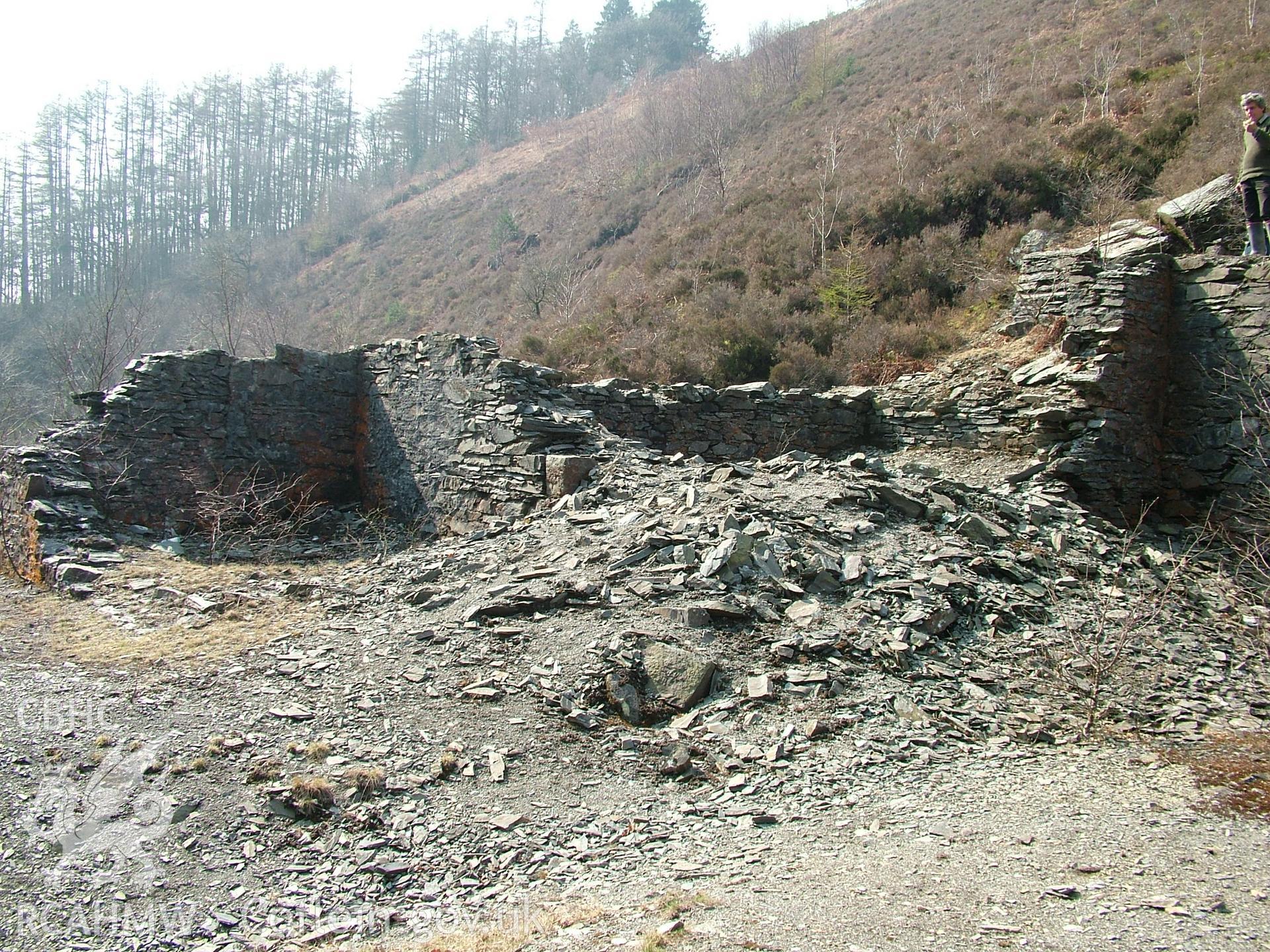 View of mine buildings