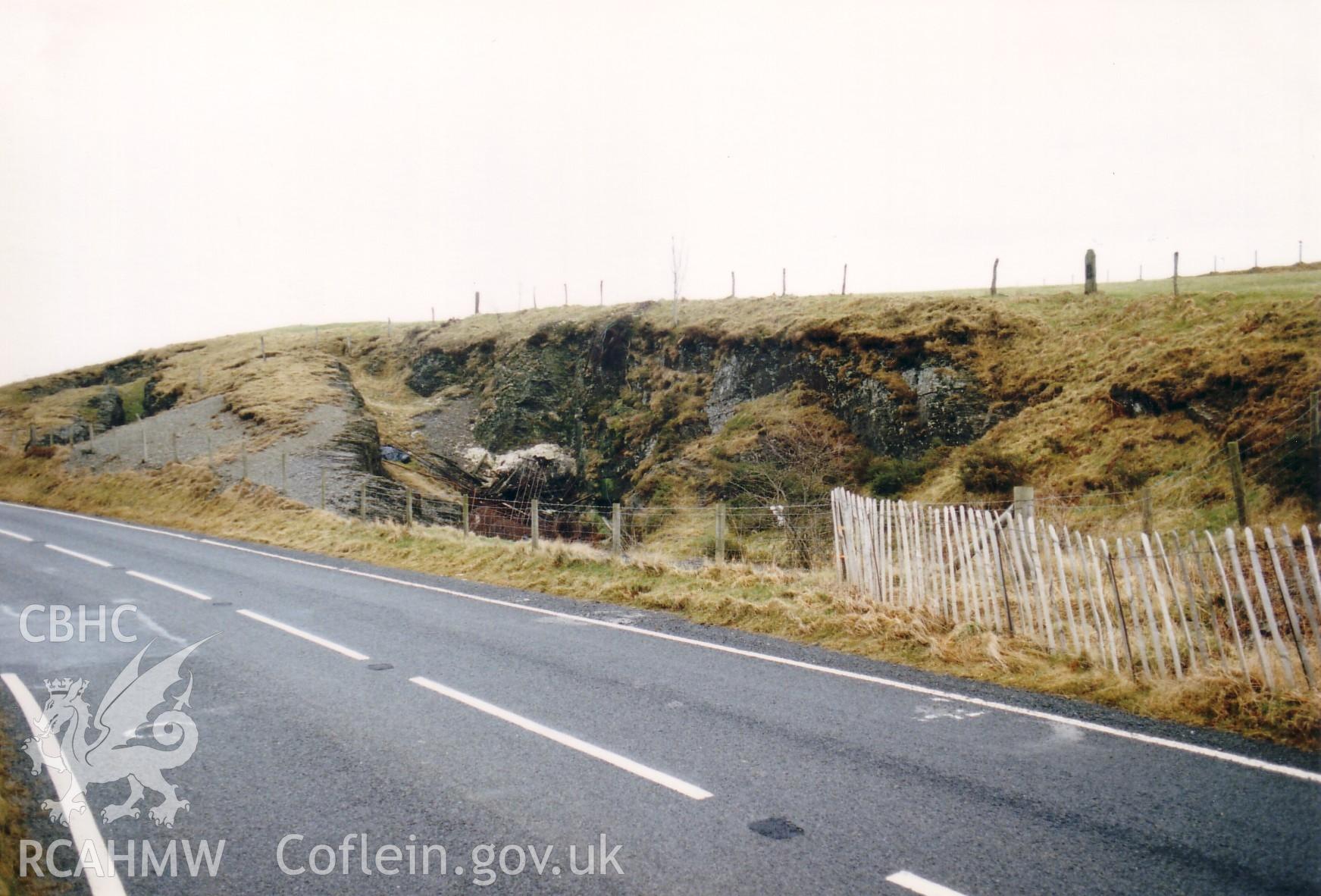 View of open cut