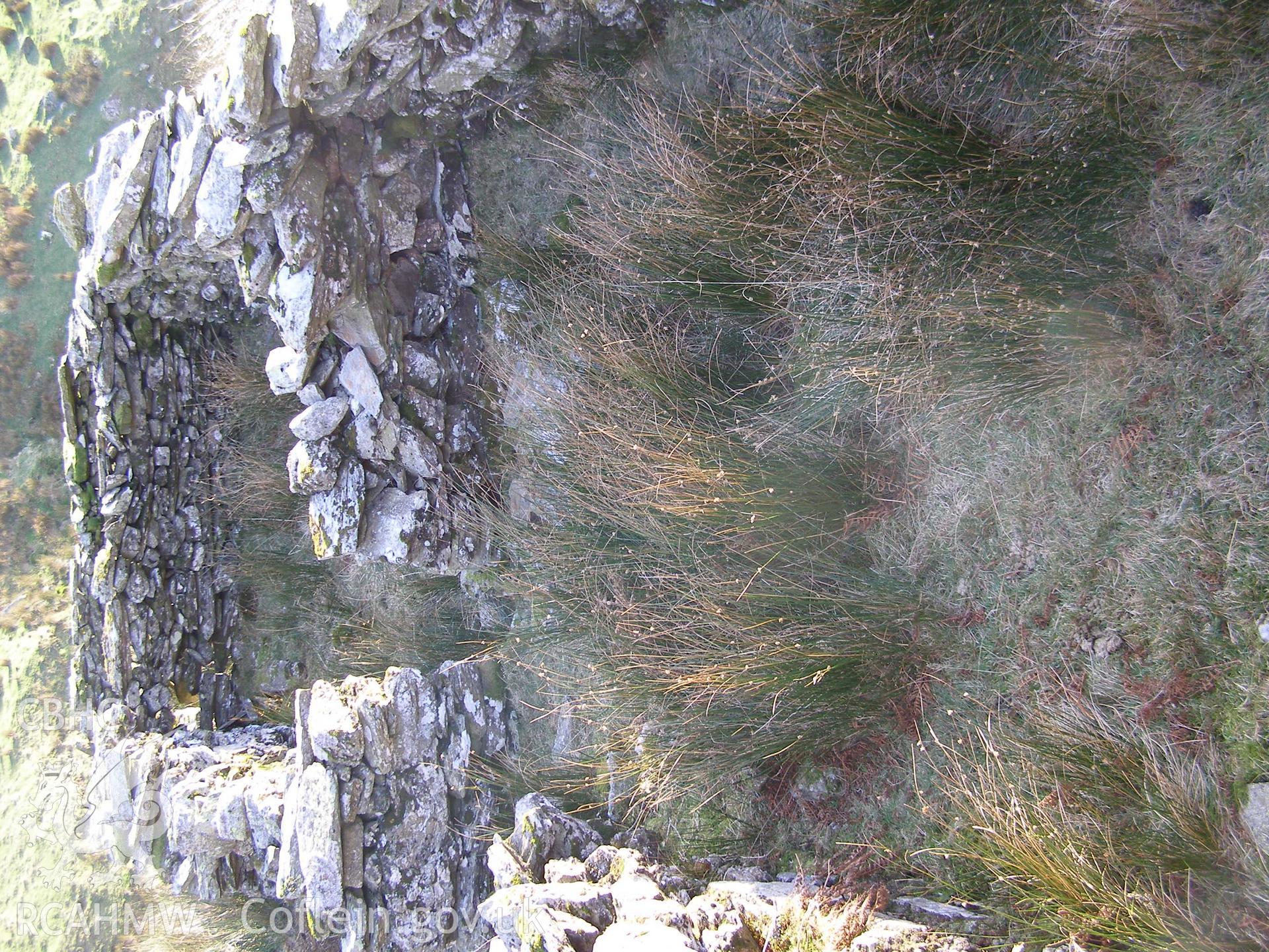 Digital colour photograph of a house at Afon Gafr taken on 20/12/2007 by P.J. Schofield during the Snowdonia Bethesda Upland Survey undertaken by Oxford Archaeology North.