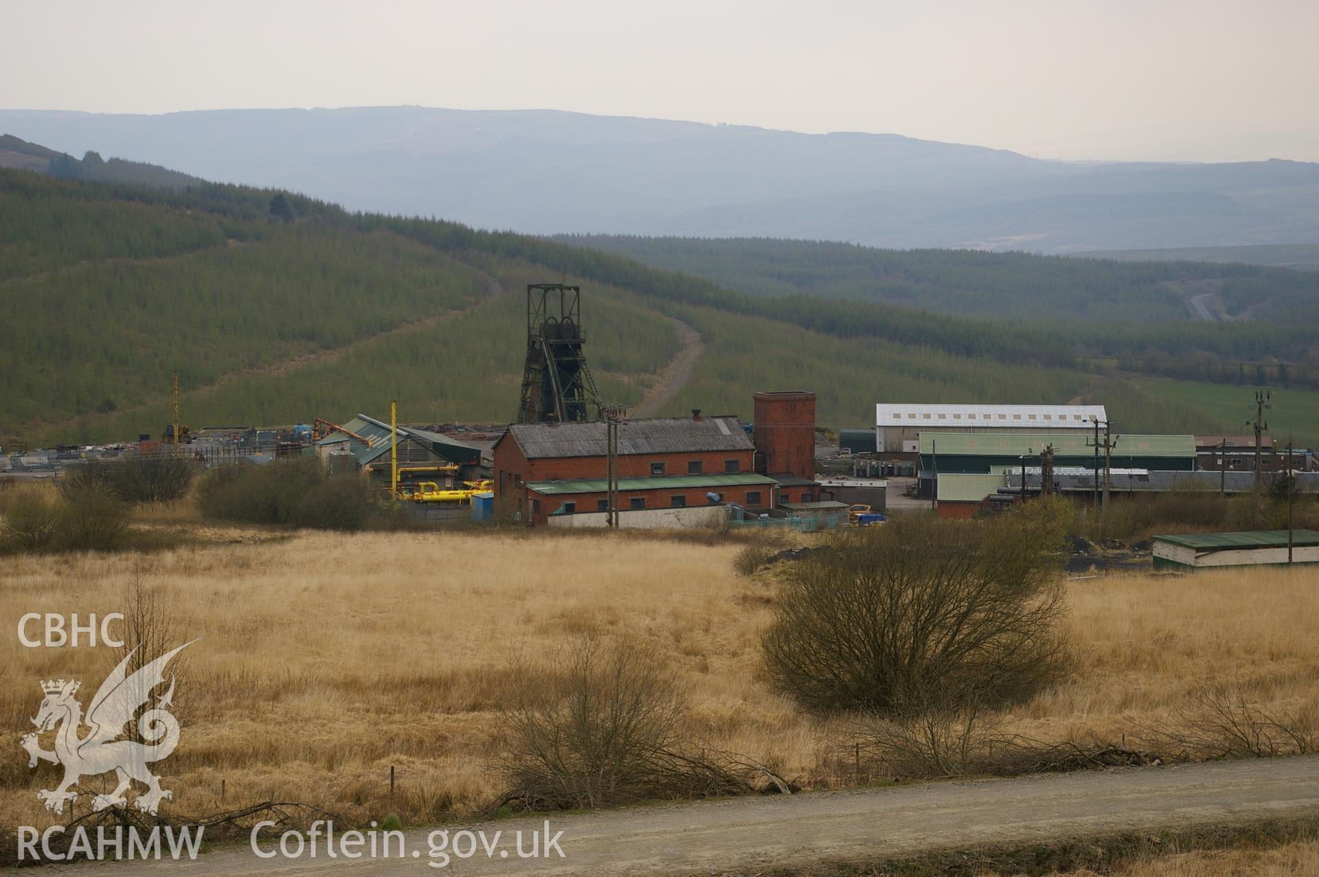 Close-up of Tower Colliery site.