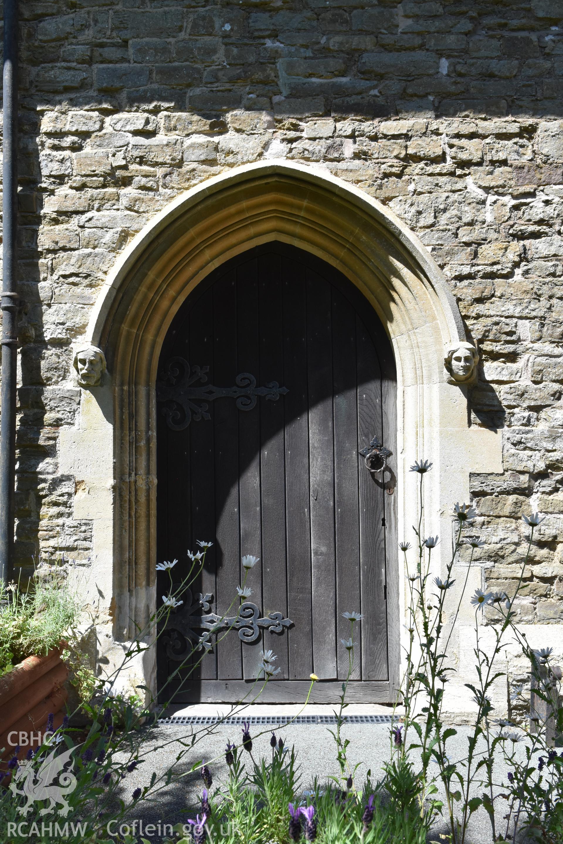St Etheldreda's church, Hyssington, South Door