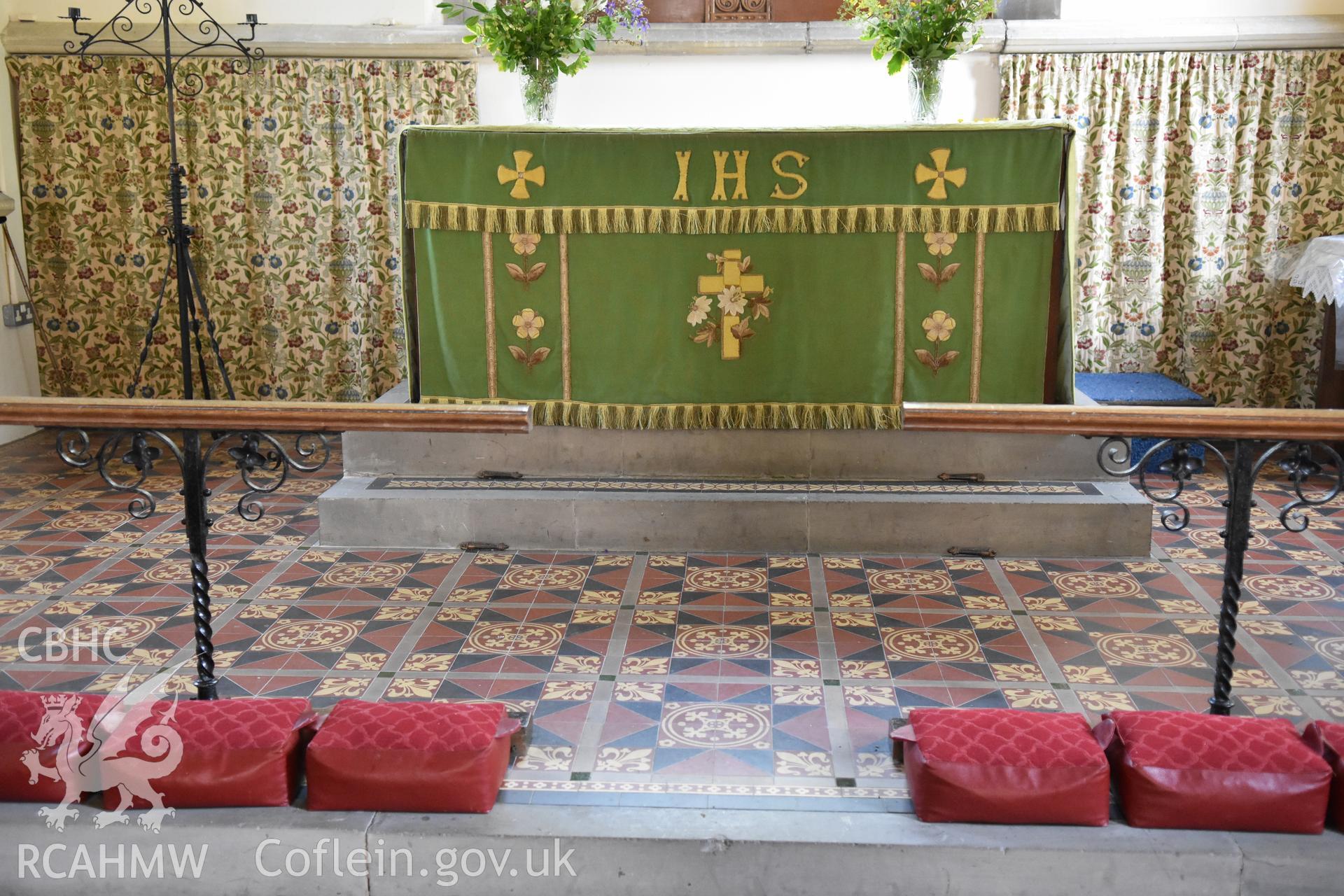 St Etheldreda's church, Hyssington, Altar
