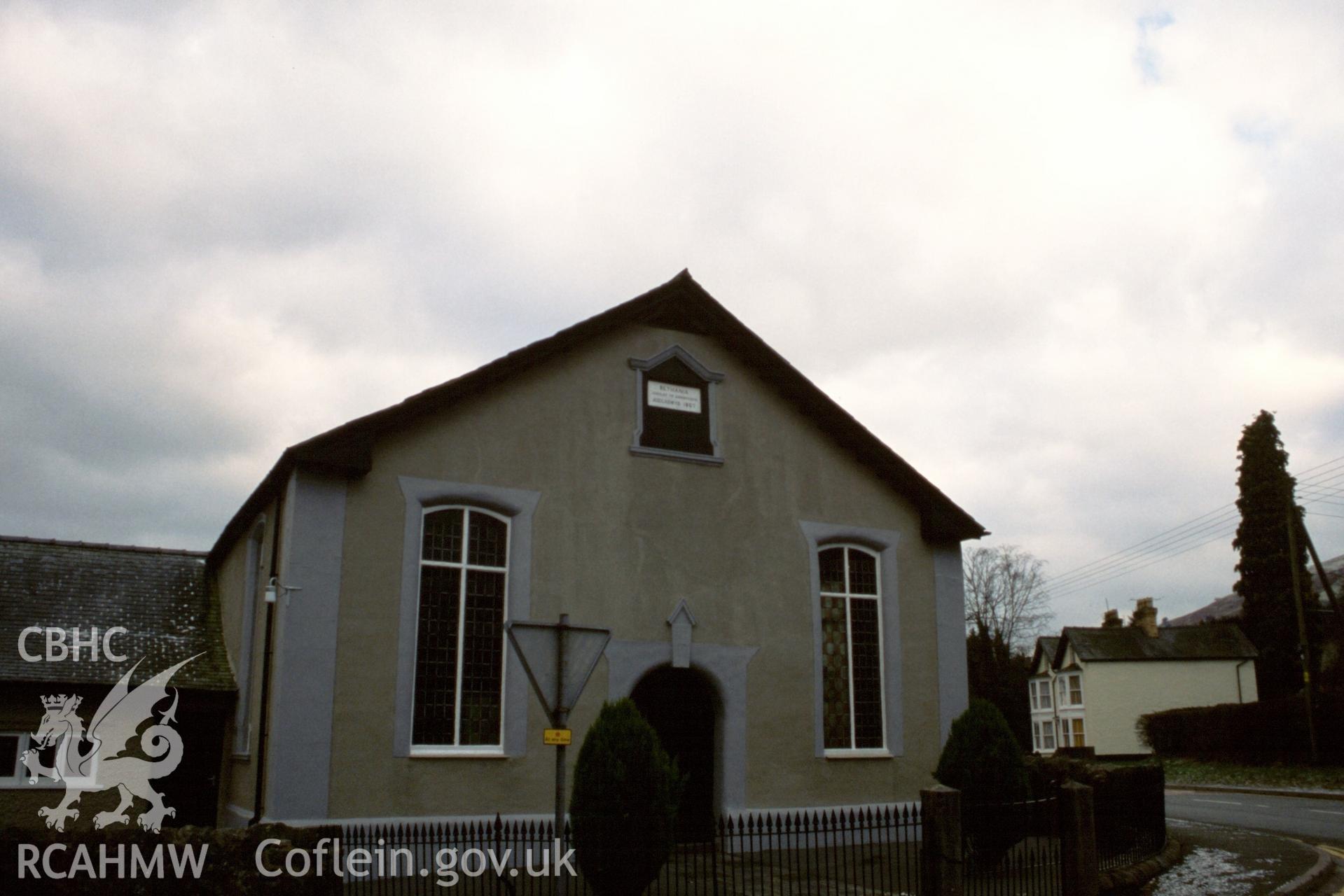 Exterior, W. gable entry elevation
