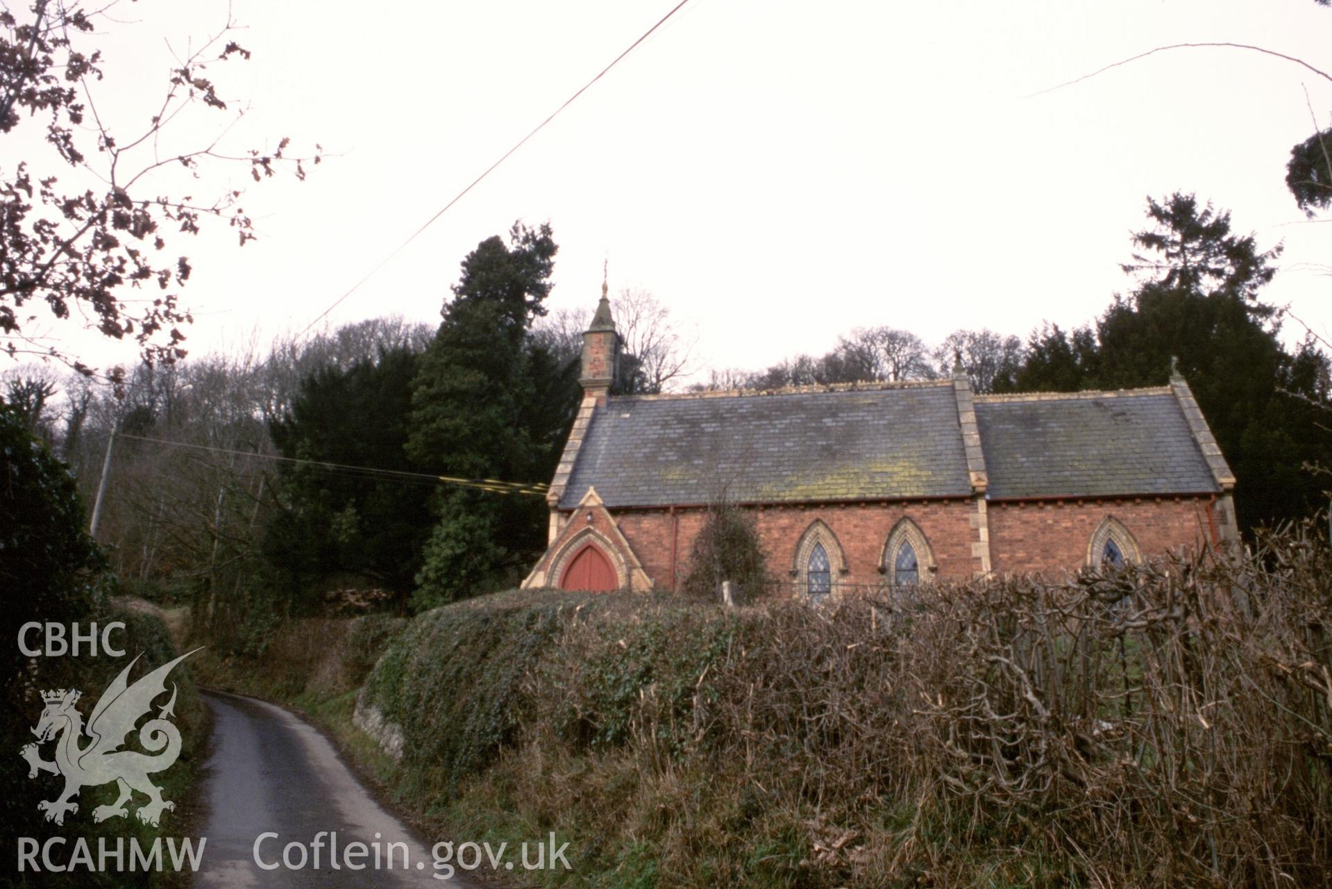 Exterior, bellcote & S side nave & chancel from road