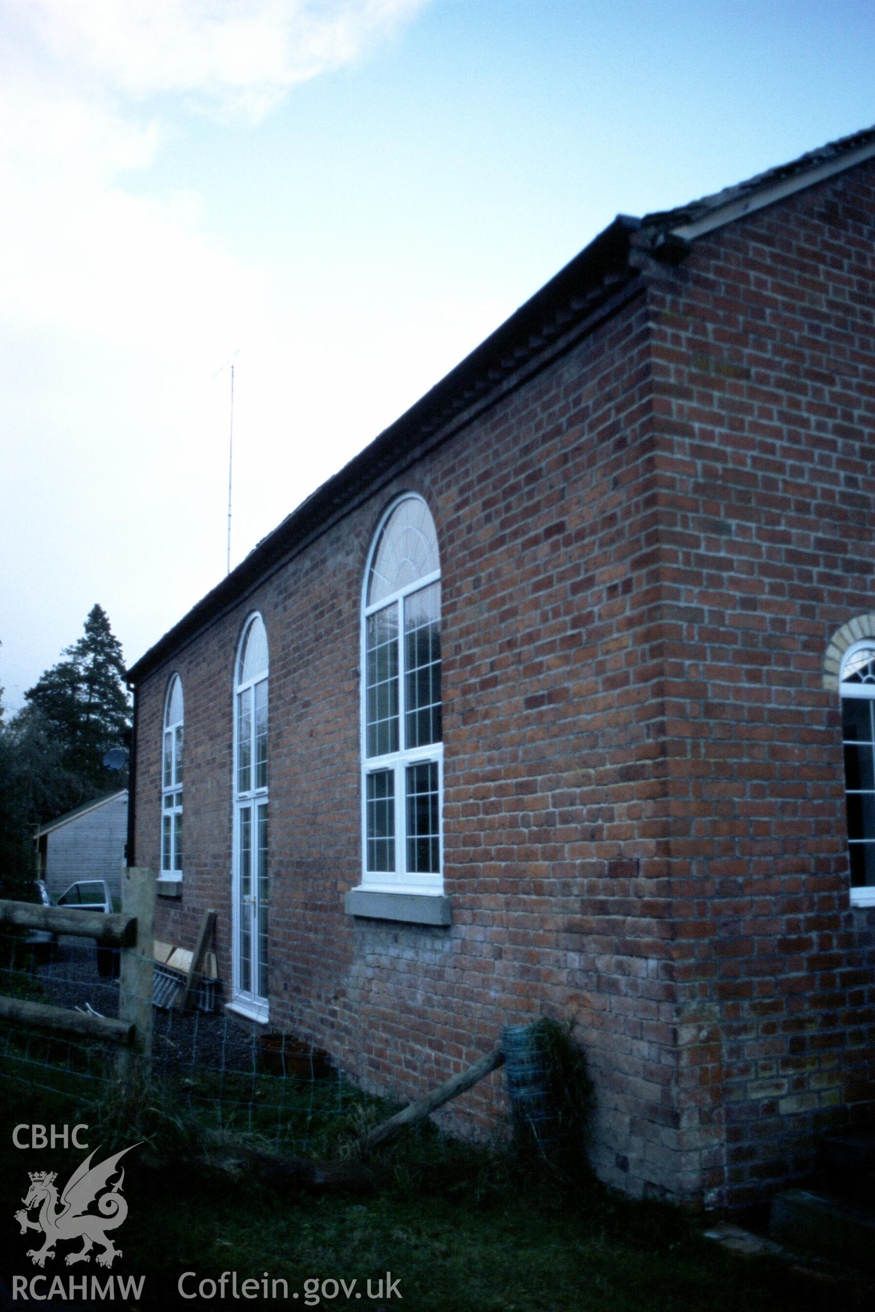 Exterior, S long-wall elevation of chapel