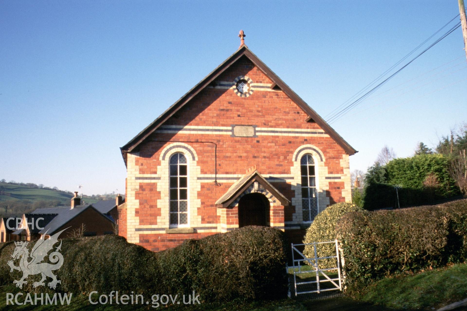 Exterior, E. gable entry