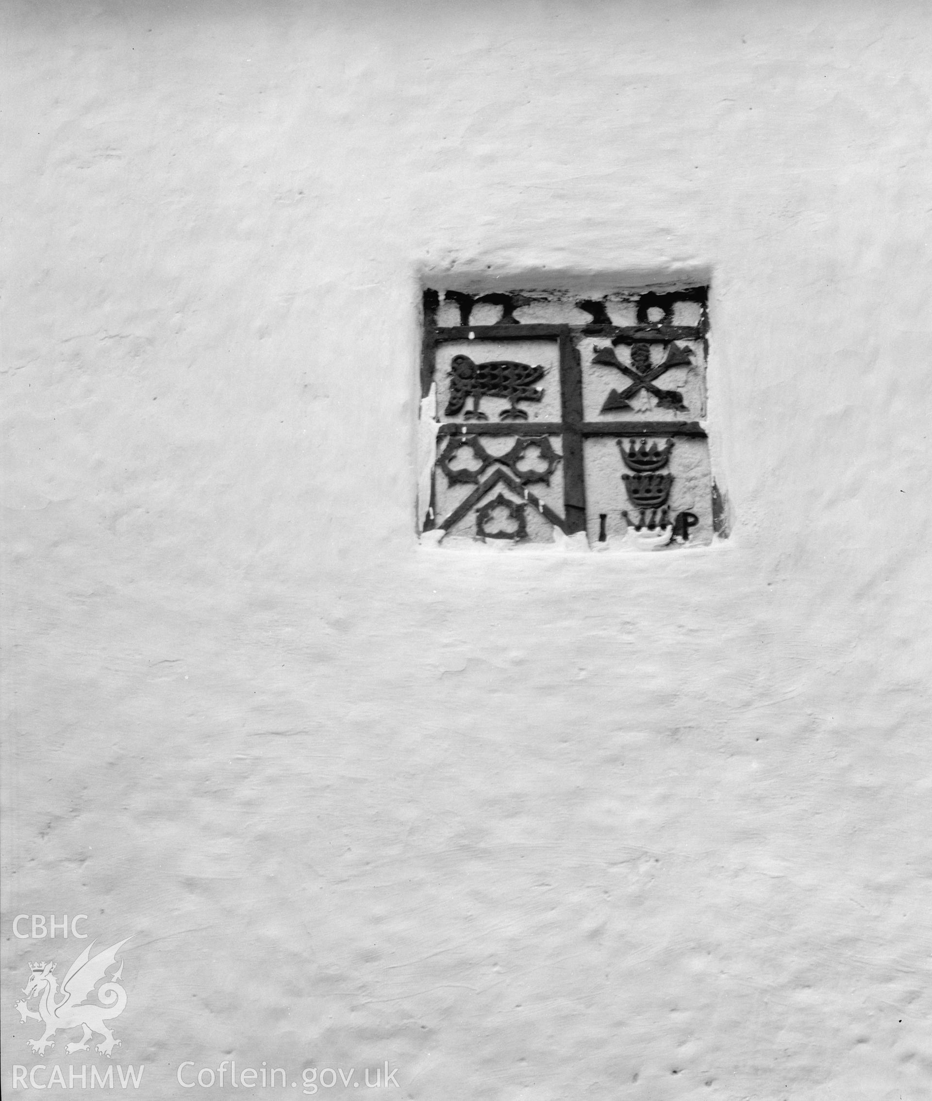 View of panel above doorway