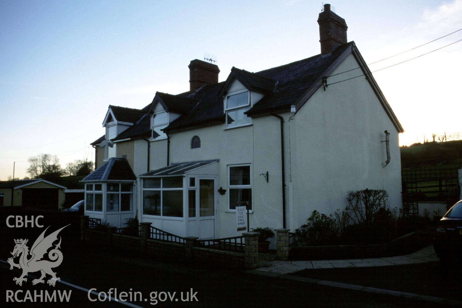 Photographic survey of Ebenezer Chapel (Calvinistic Methodist), B4389, consisting of 1 colour transparencies, produced by Olwen Jenkins, 05/12/2002.