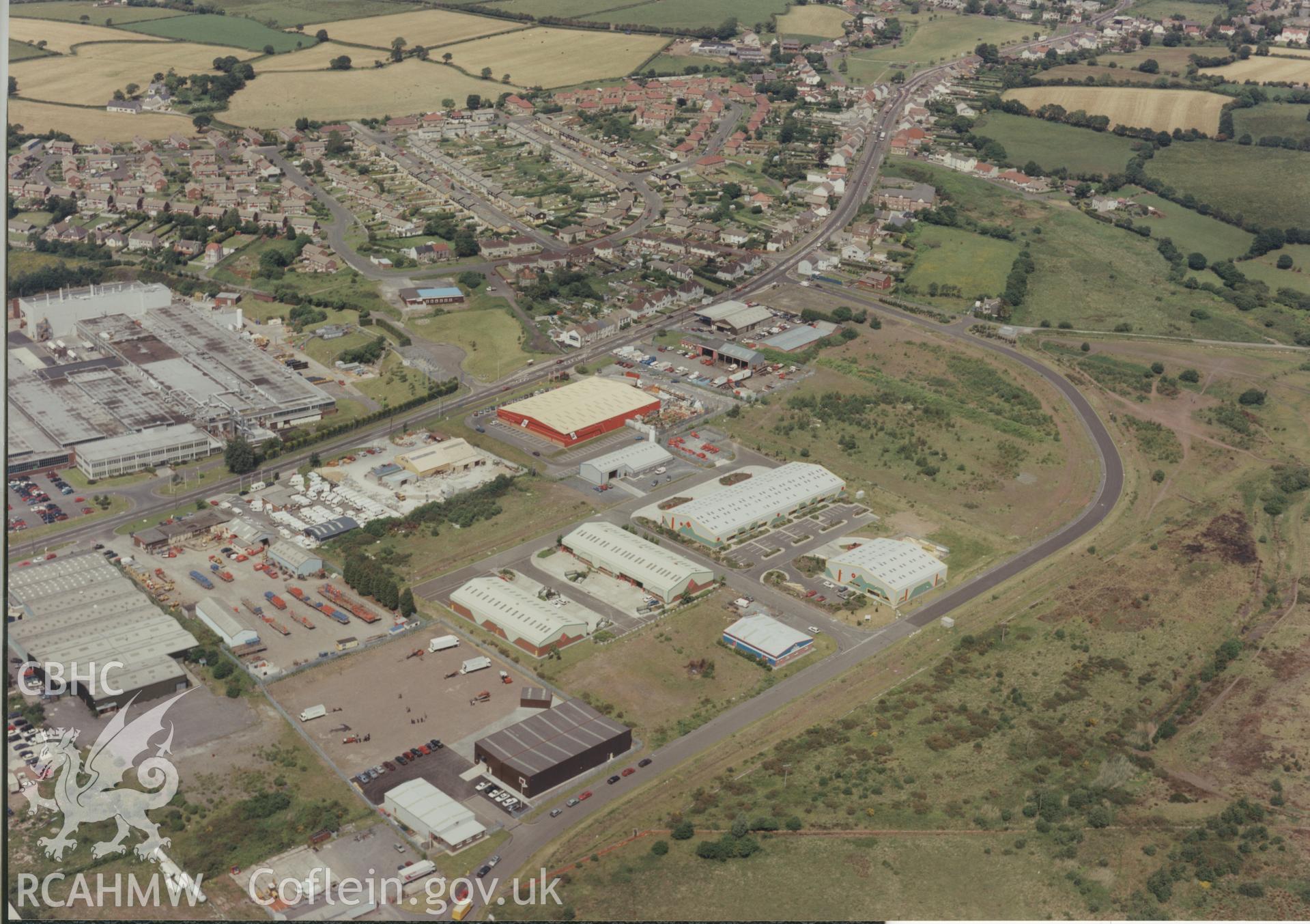 Digitised colour photograph of Garngoch, date taken unknown. Part of material used in a Setting Impact Assessment of Land off Phoenix Way, Garngoch Business Village, Swansea, carried out by Archaeology Wales, 2018. Project number P2631.