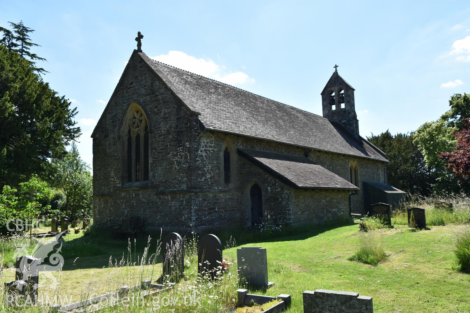 St Etheldreda's church, Hyssington, exterior
