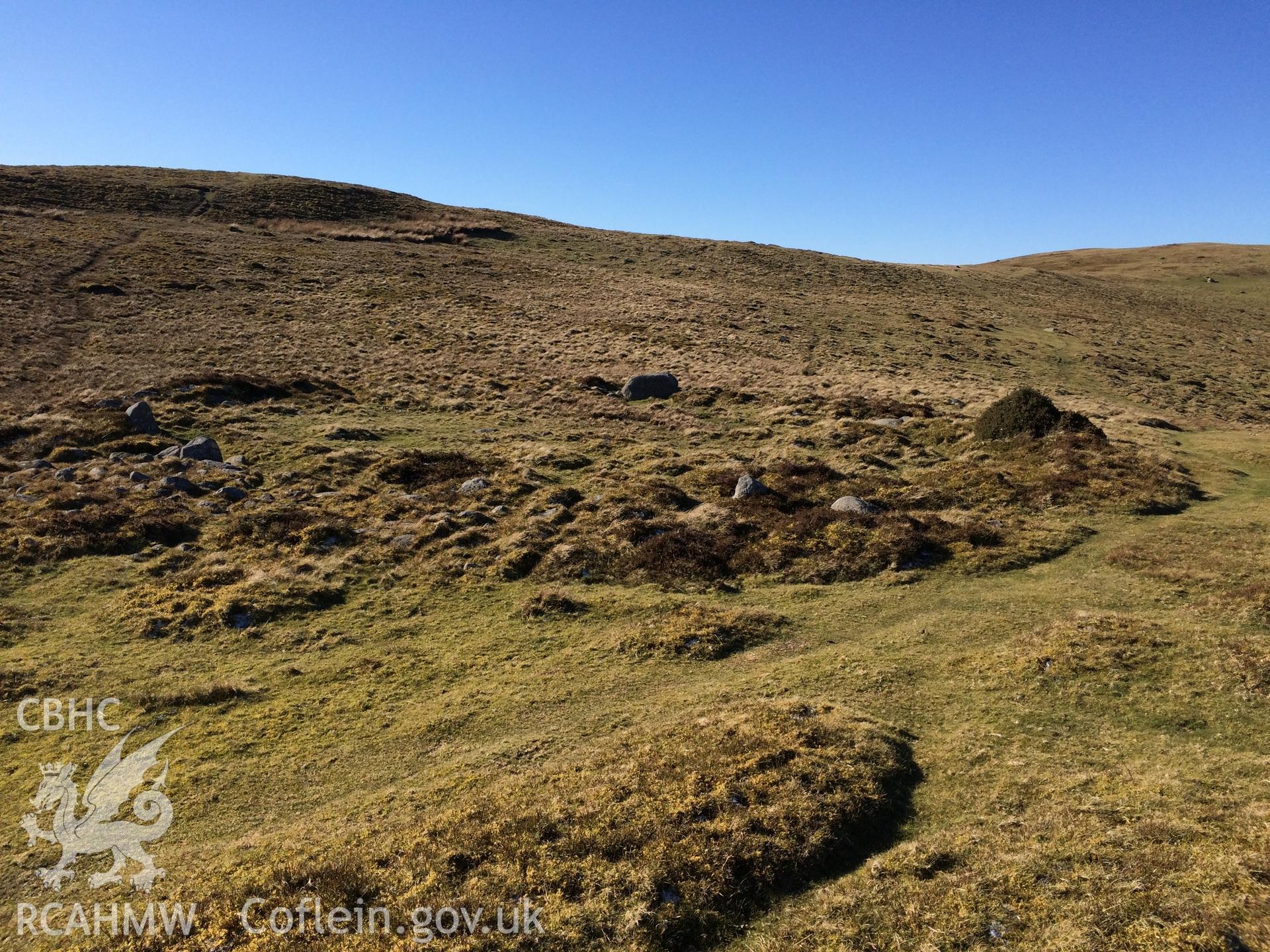 Colour photo showing view of Penmaenmawr taken by Paul R. Davis, 28th February 2018.