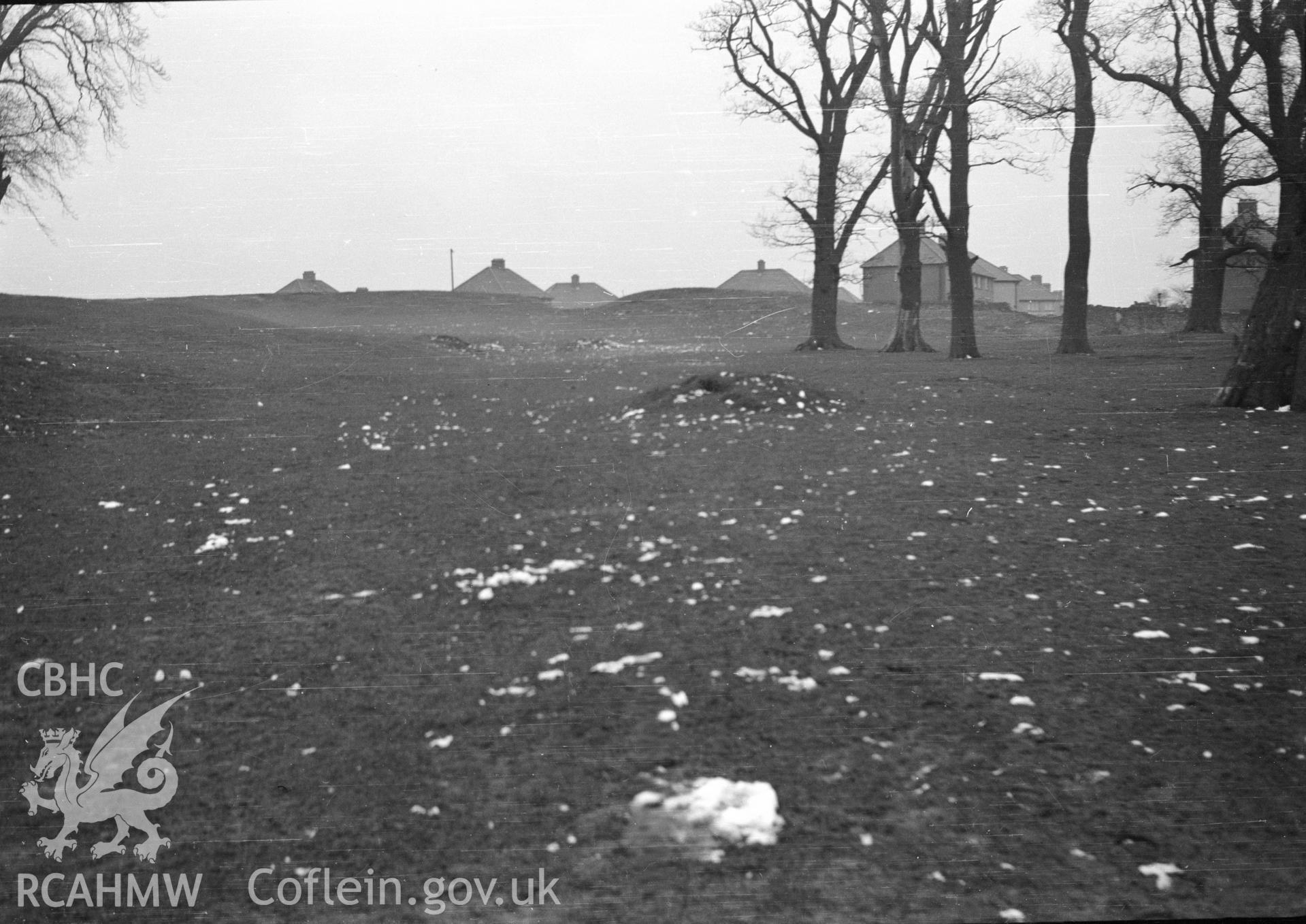 Digital copy of a nitrate negative showing an unidentified site taken by Ordnance Survey.