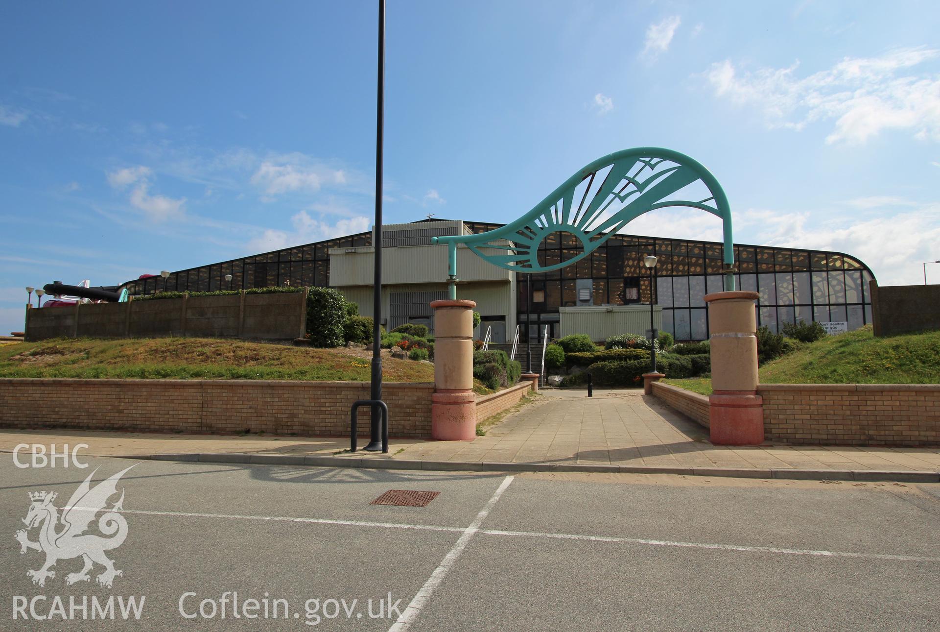 Exterior view of Rhyl Sun Centre, taken by Sue Fielding, 27th May 2016.