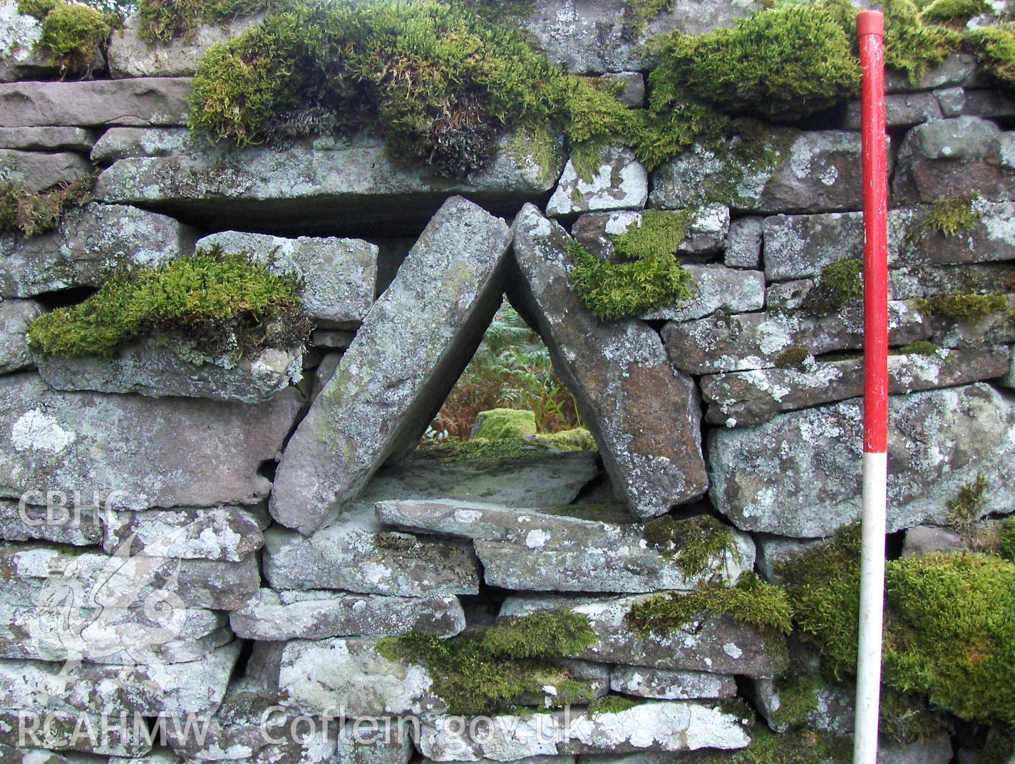 Digital colour photograph of Blaen Nant Mair house I taken on 31/08/2007 by N.A.R. Vaughan during the Black Mountain Central South Upland Survey undertaken by Archaeophysica.