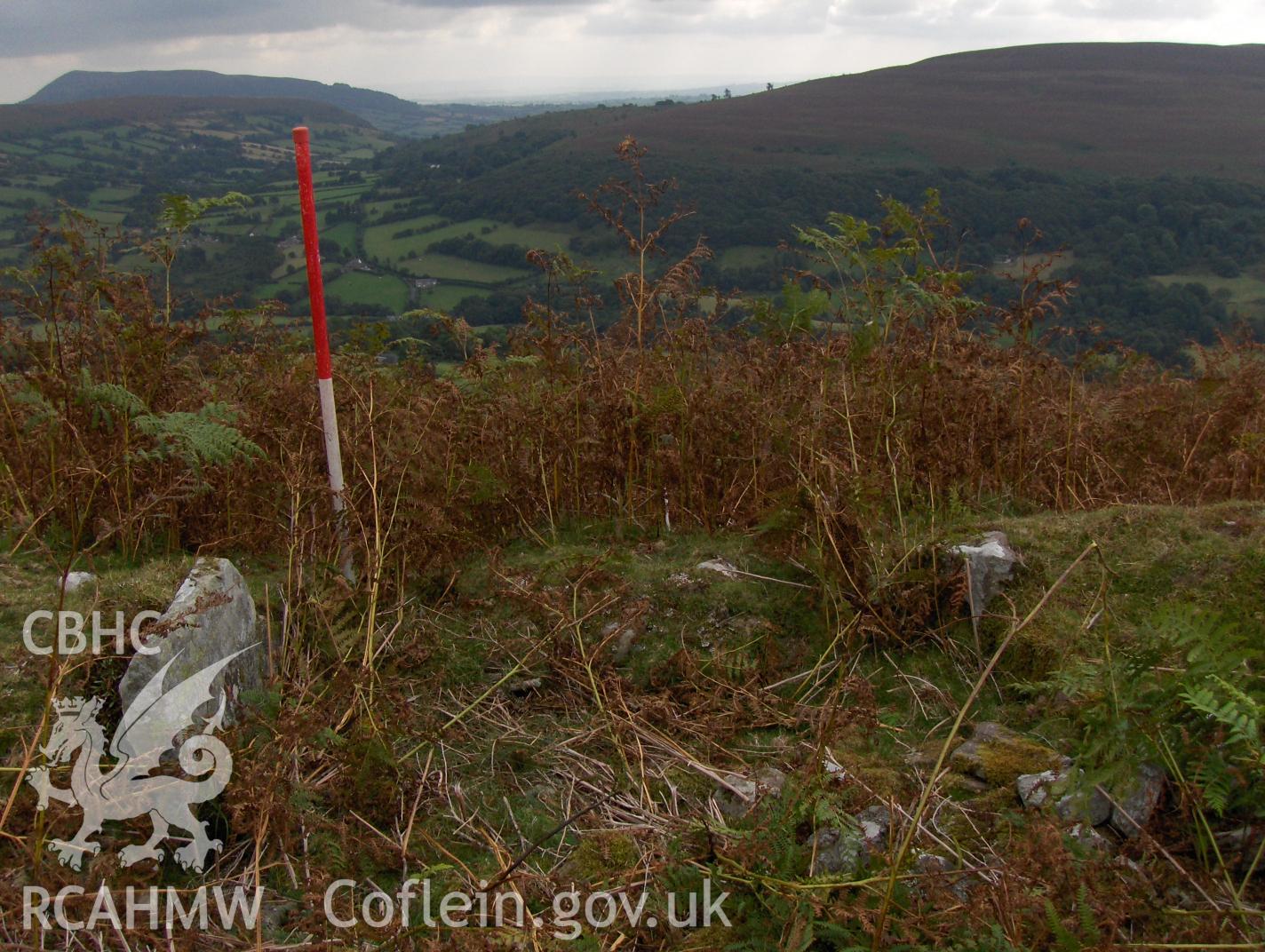 Digital colour photograph of Partrishow Hill house taken on 12/09/2007 by N.A.R. Vaughan during the Black Mountain Central South Upland Survey undertaken by Archaeophysica.