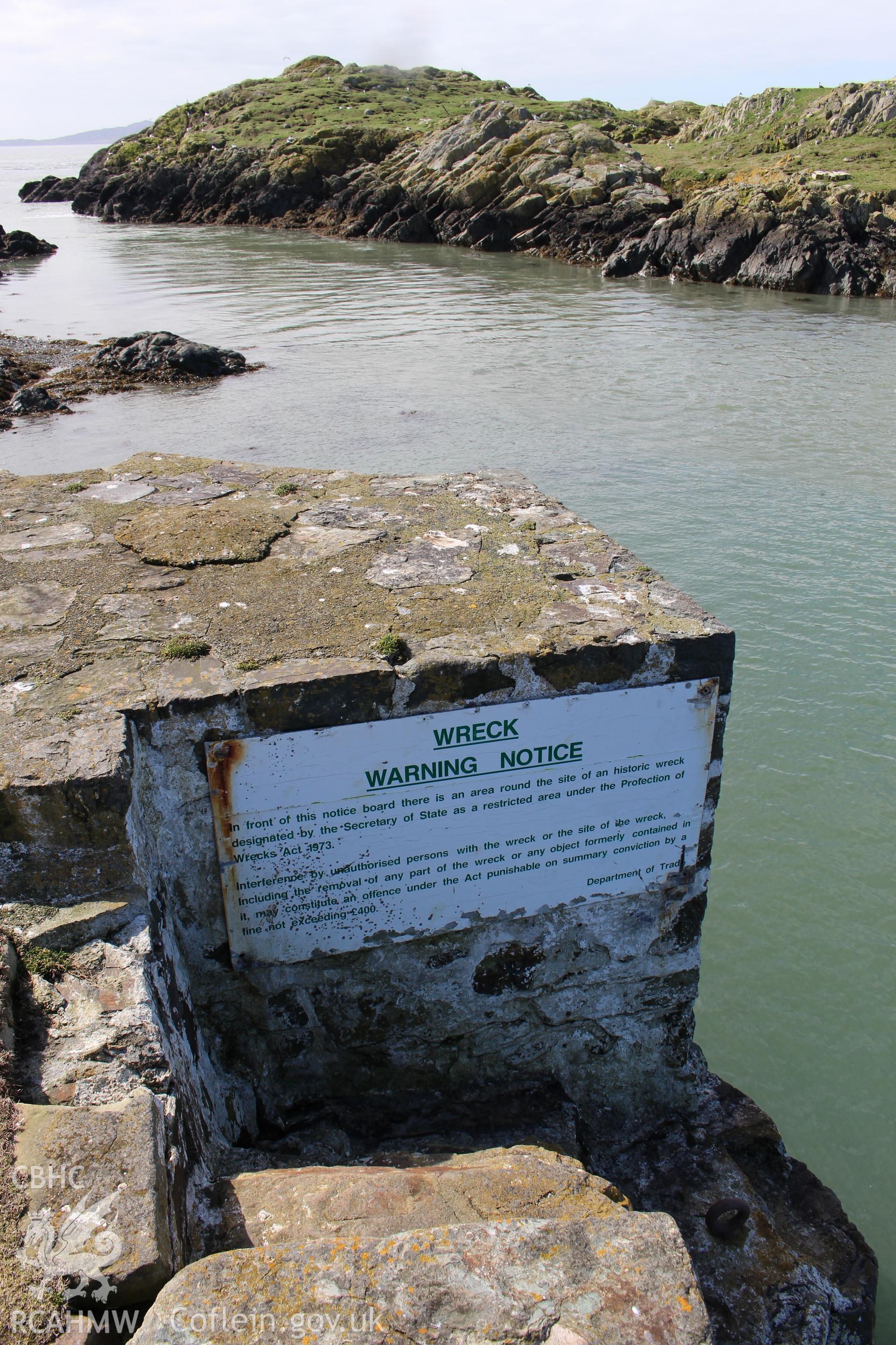 Skerries Jetty (south). Investigator's photographic survey for the CHERISH Project. ? Crown: CHERISH PROJECT 2018. Produced with EU funds through the Ireland Wales Co-operation Programme 2014-2020. All material made freely available through the Open Government Licence.