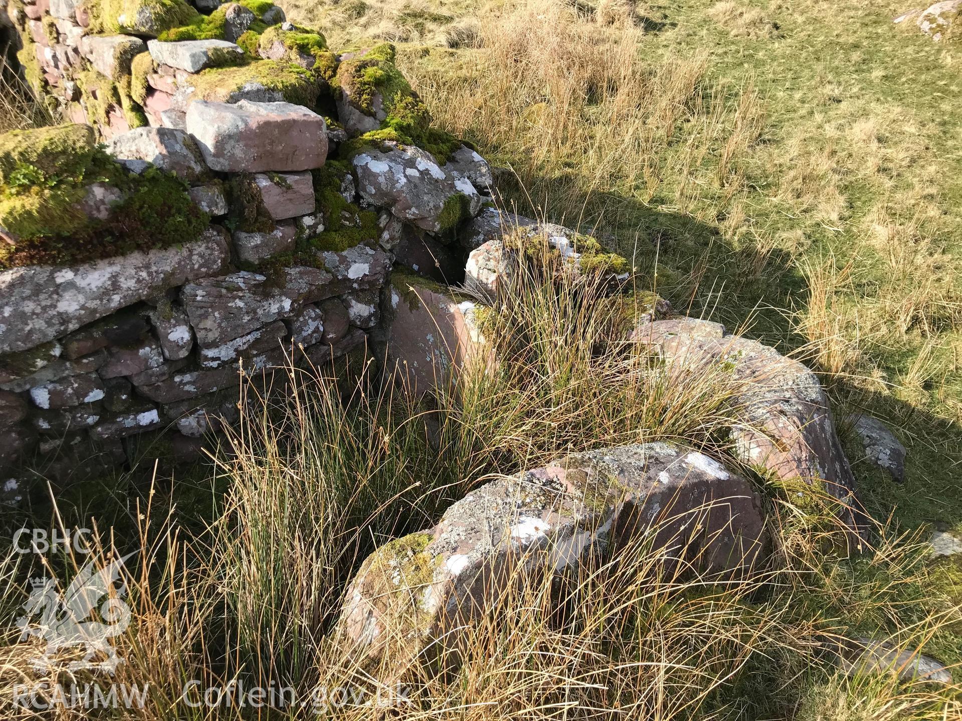 Colour photograph of Nedd Fechan deserted rural settlement, in the Brecon Beacons, taken by Paul R. Davis on 23rd February 2019.