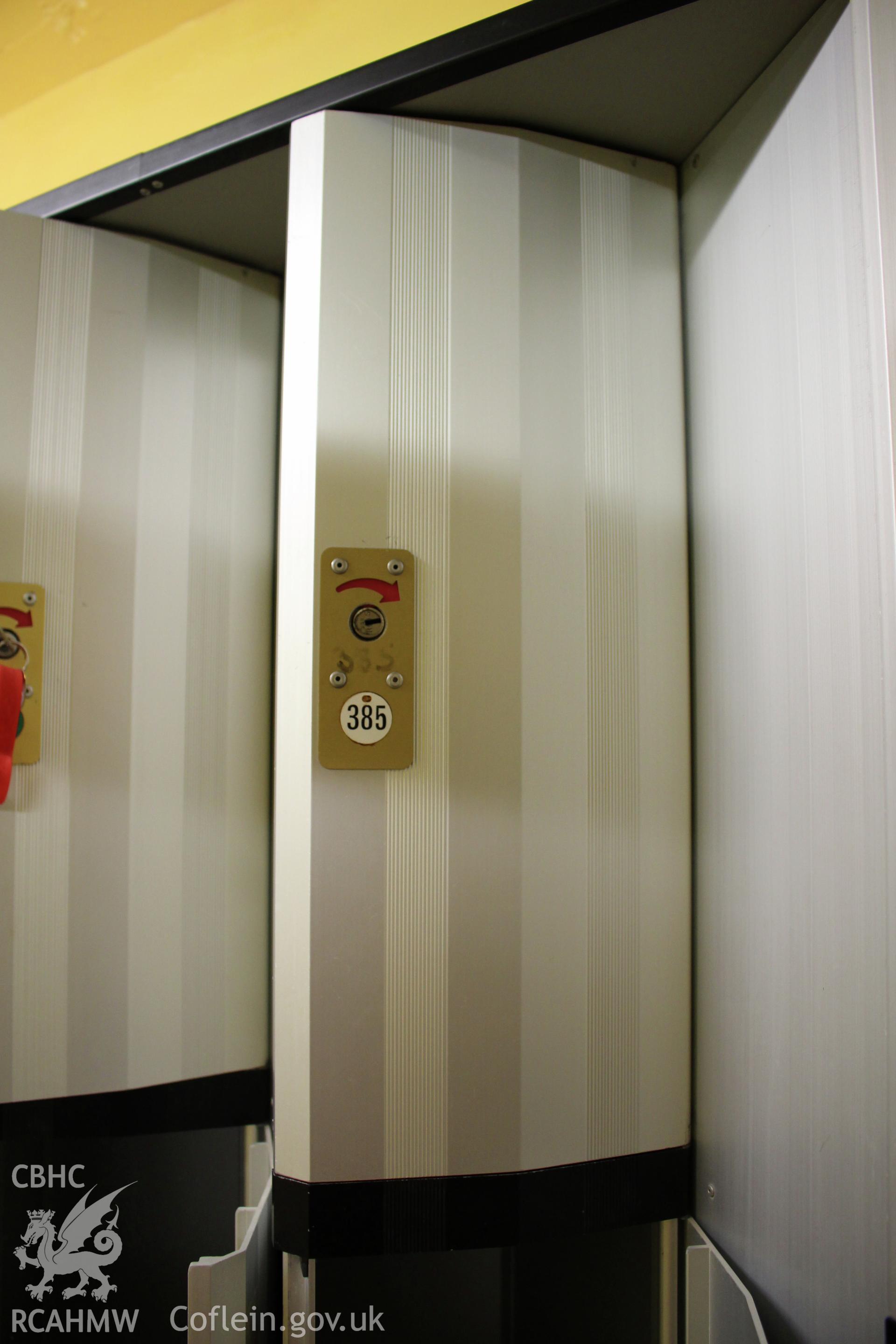 The changing rooms at Rhyl Sun Centre, taken by Sue Fielding, 27th May 2016.