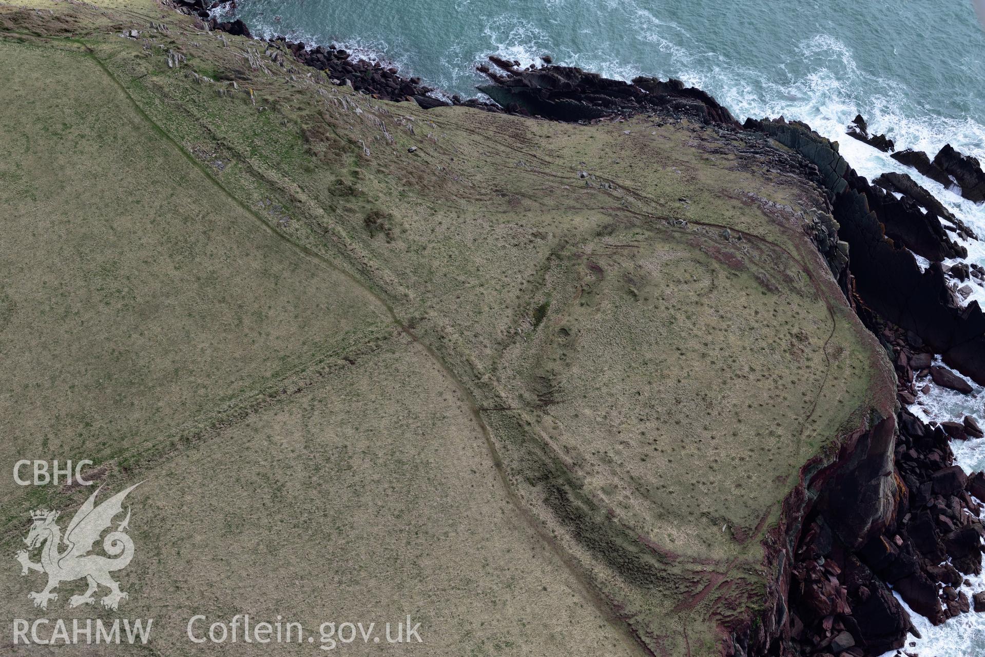West Pickard Camp. Baseline aerial reconnaissance survey for the CHERISH Project. ? Crown: CHERISH PROJECT 2018. Produced with EU funds through the Ireland Wales Co-operation Programme 2014-2020. All material made freely available through the Open Government Licence.