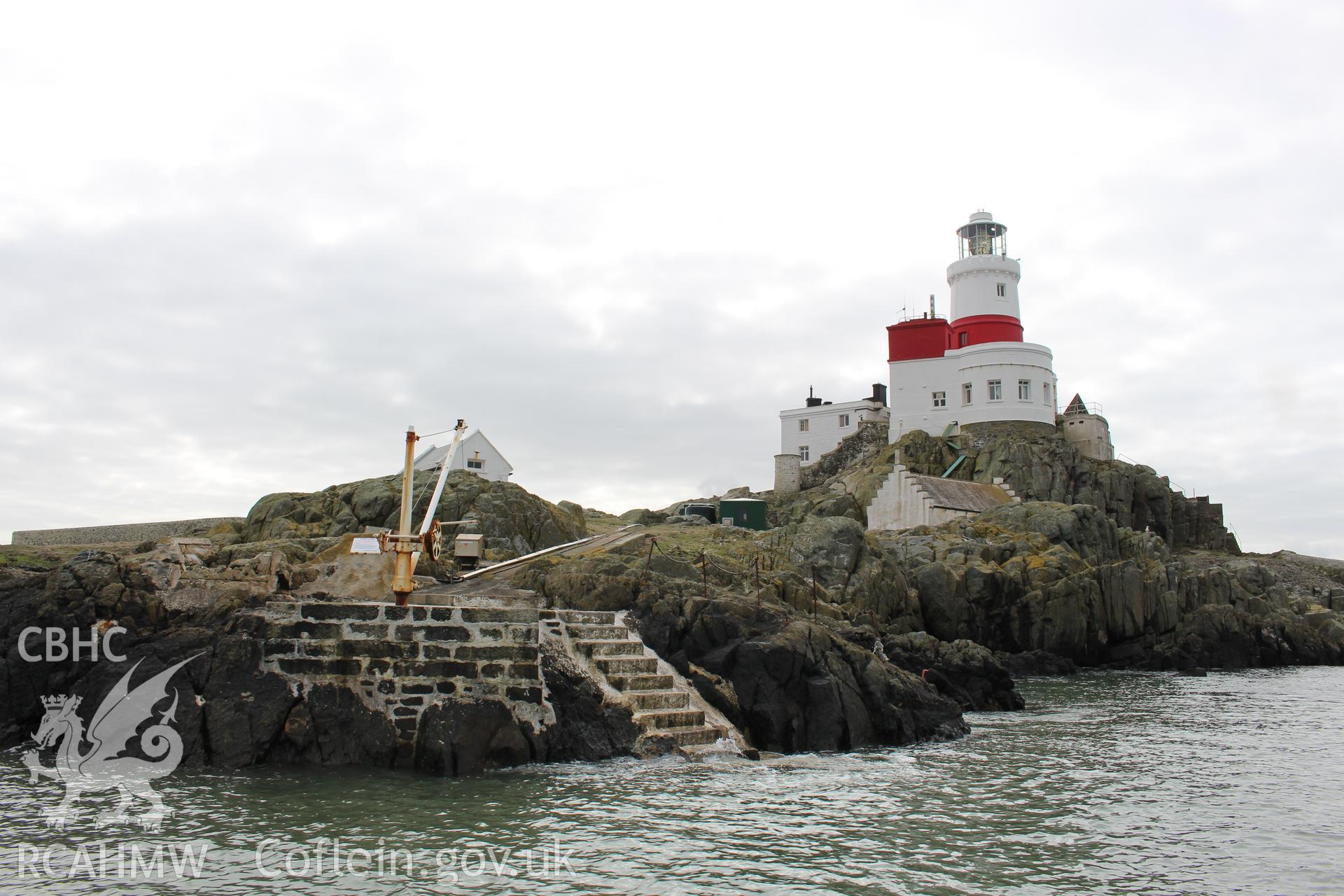 Skerries Jetty (north). Investigator's photographic survey for the CHERISH Project. ? Crown: CHERISH PROJECT 2018. Produced with EU funds through the Ireland Wales Co-operation Programme 2014-2020. All material made freely available through the Open Government Licence.